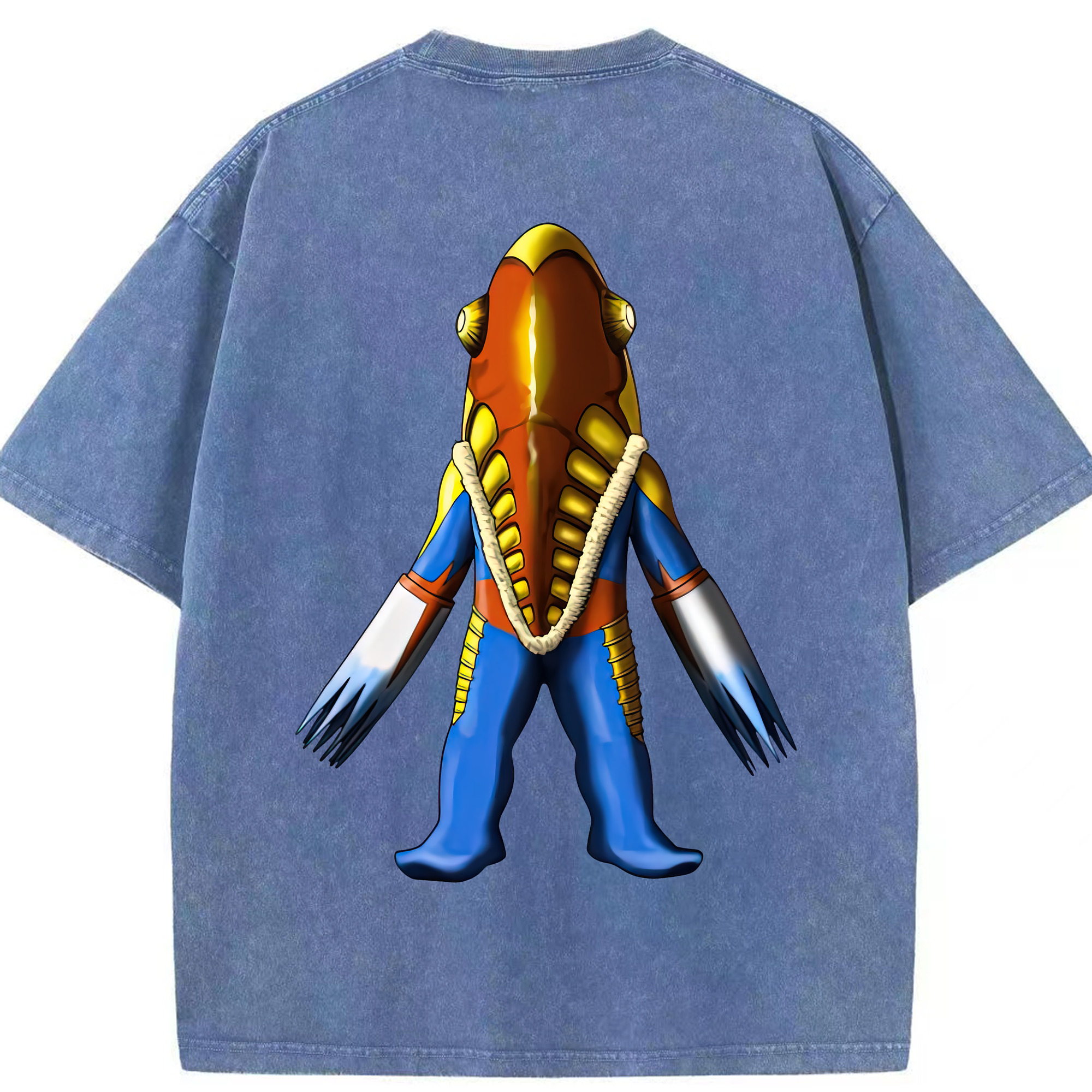 （画像用） ウルトラマン Ultraman 綿100% ヴィンテージ風 半袖Tシャツ（背面プリント）
