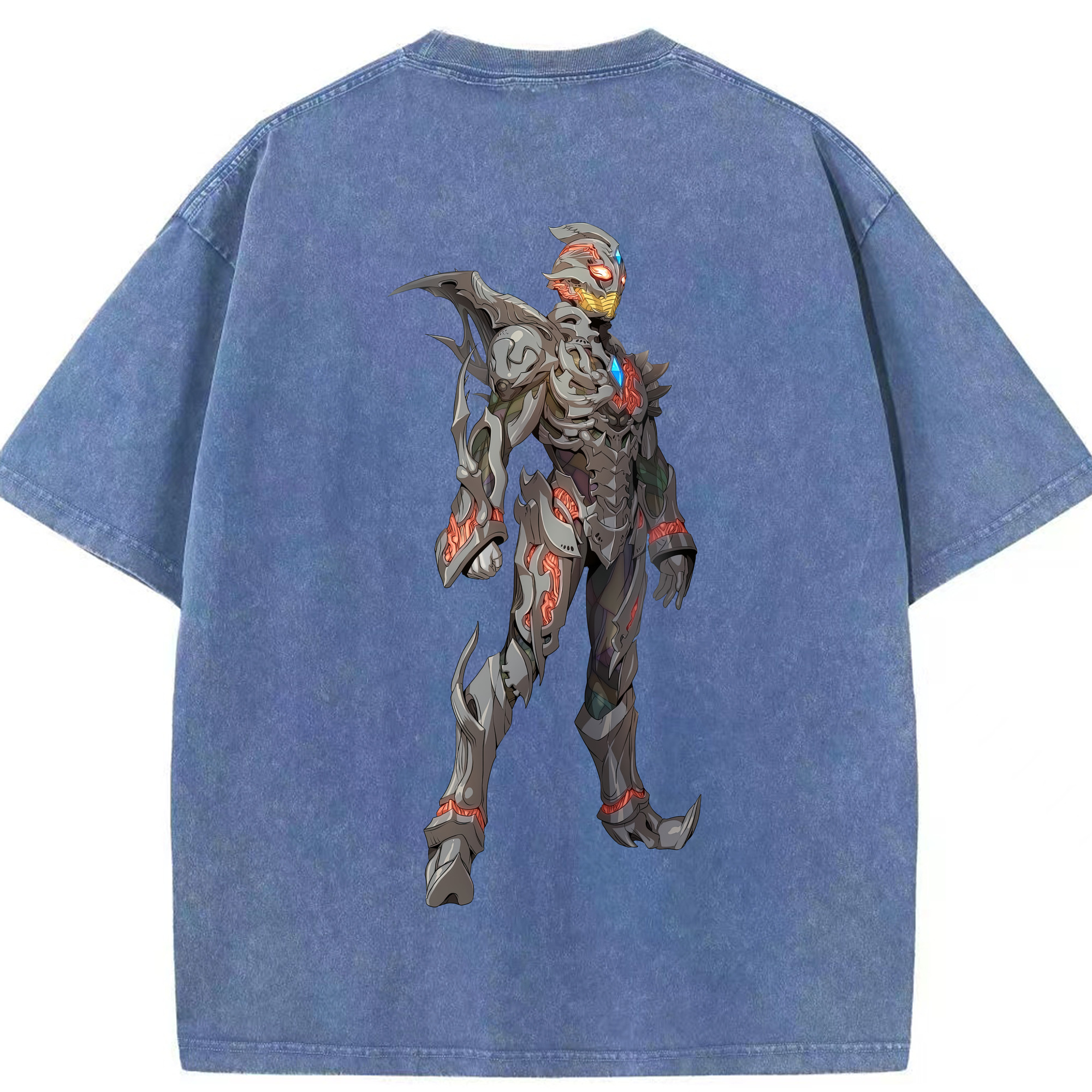 （画像用） ウルトラマン Ultraman 綿100% ヴィンテージ風 半袖Tシャツ（背面プリント）