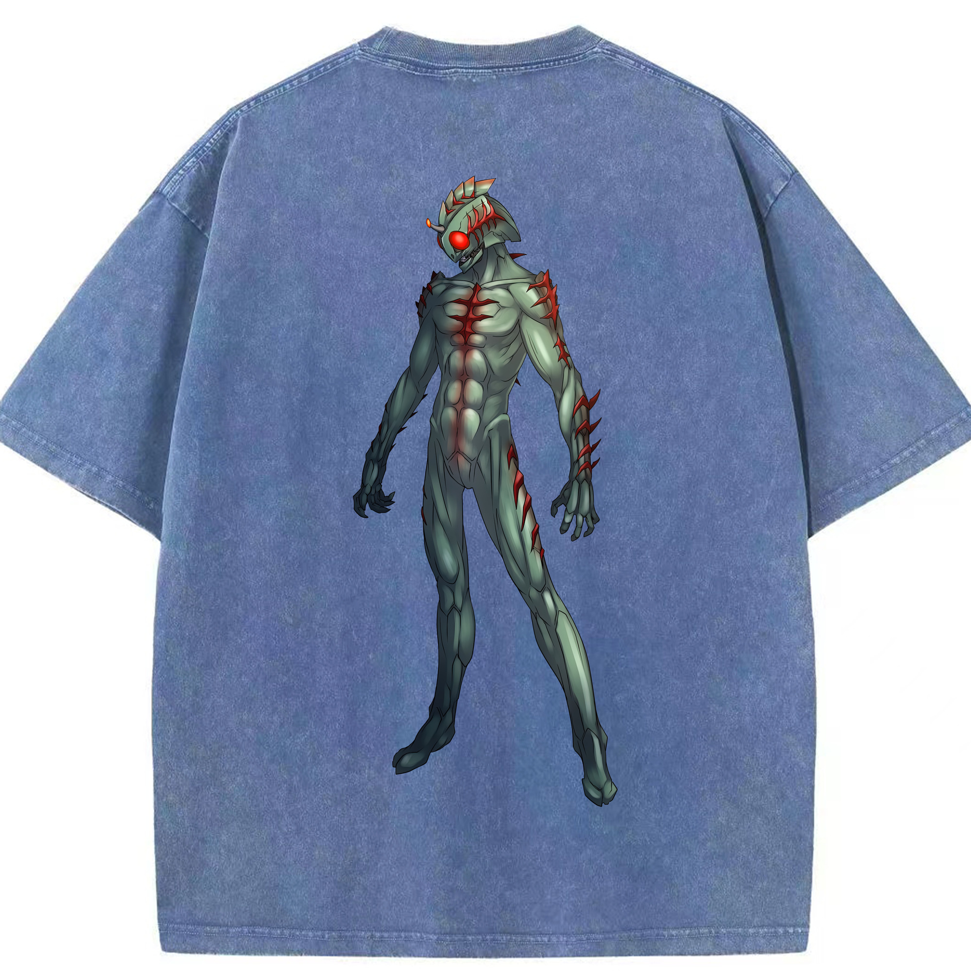 （画像用） ウルトラマン Ultraman 綿100% ヴィンテージ風 半袖Tシャツ（背面プリント）