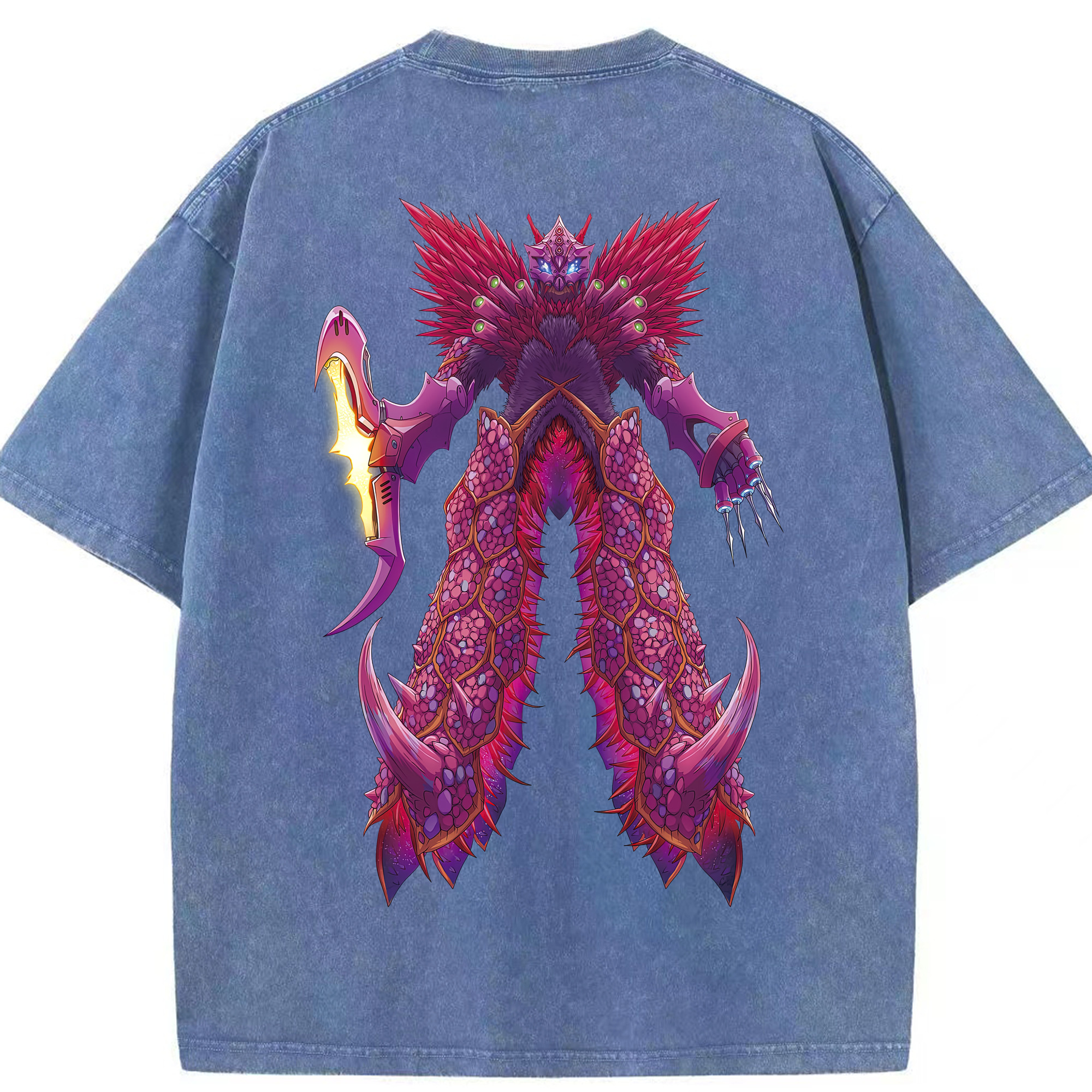 （画像用） ウルトラマン Ultraman 綿100% ヴィンテージ風 半袖Tシャツ（背面プリント）