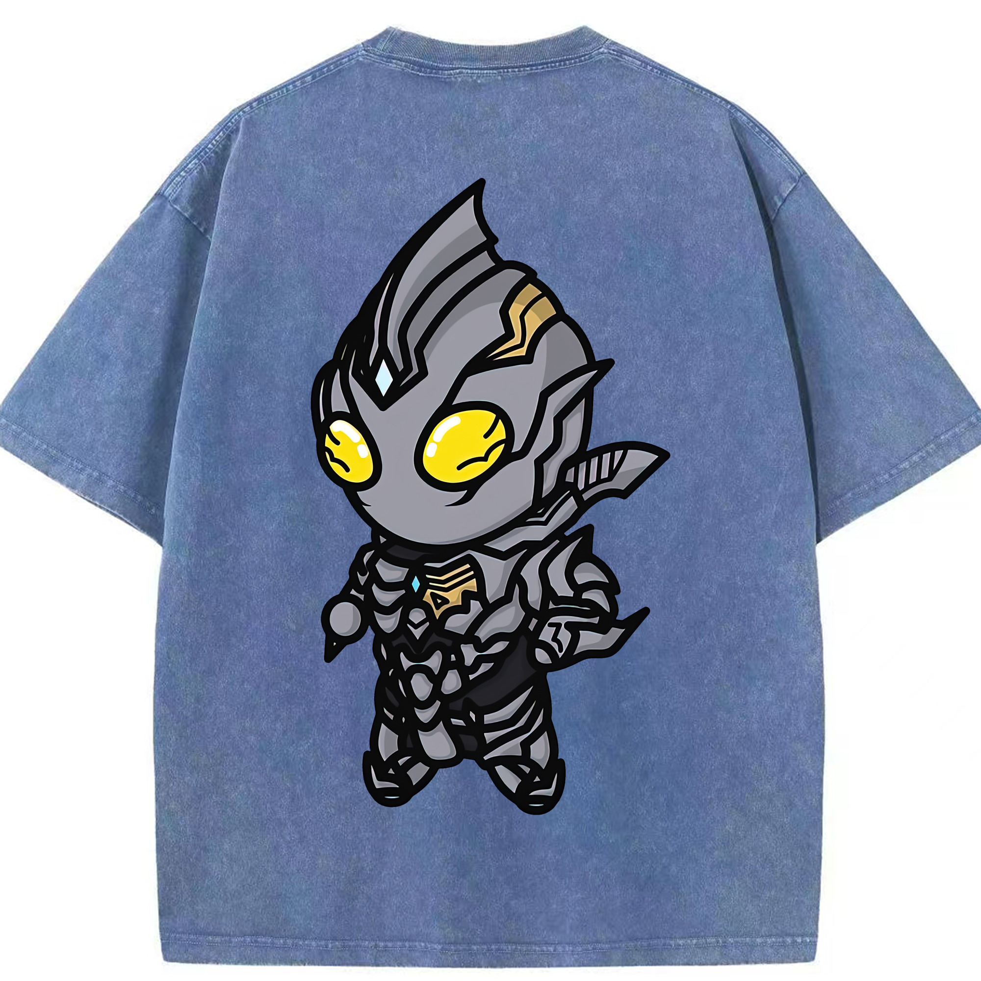 （画像用） ウルトラマン Ultraman 綿100% ヴィンテージ風 半袖Tシャツ（背面プリント）