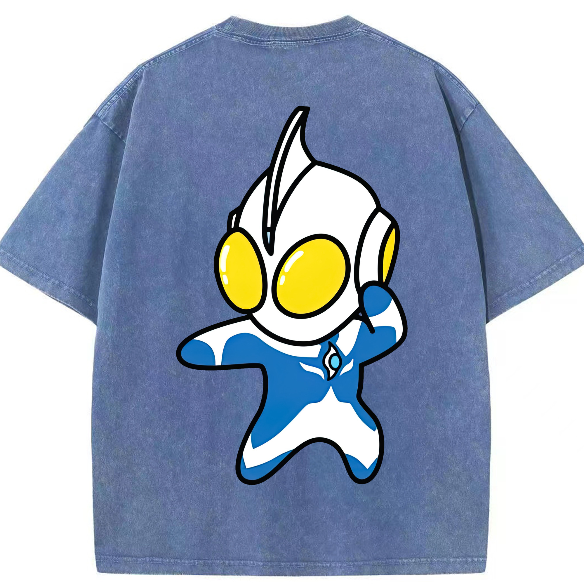 （画像用） ウルトラマン Ultraman 綿100% ヴィンテージ風 半袖Tシャツ（背面プリント）