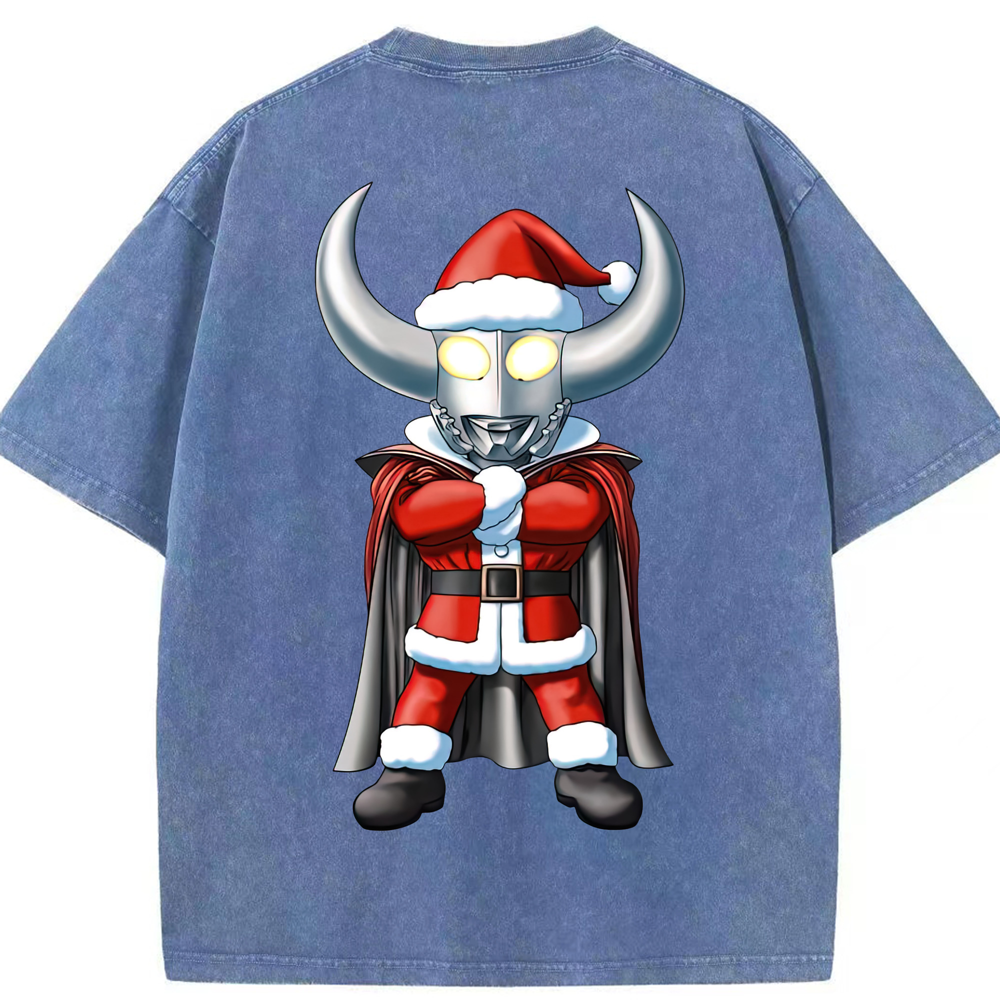 （画像用） ウルトラマン Ultraman 綿100% ヴィンテージ風 半袖Tシャツ（背面プリント）