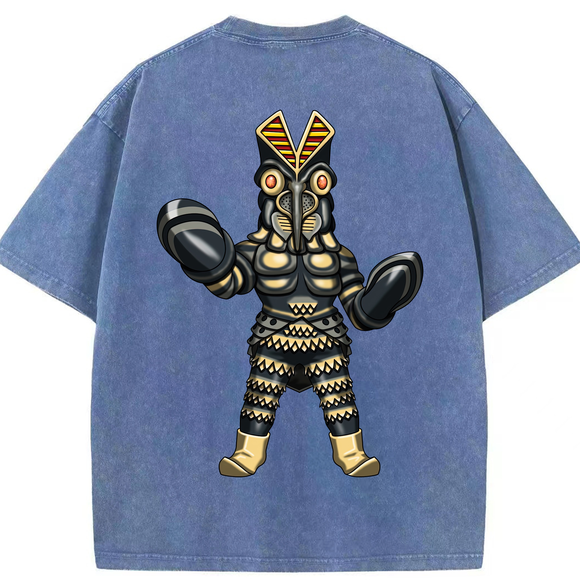 （画像用） ウルトラマン Ultraman 綿100% ヴィンテージ風 半袖Tシャツ（背面プリント）