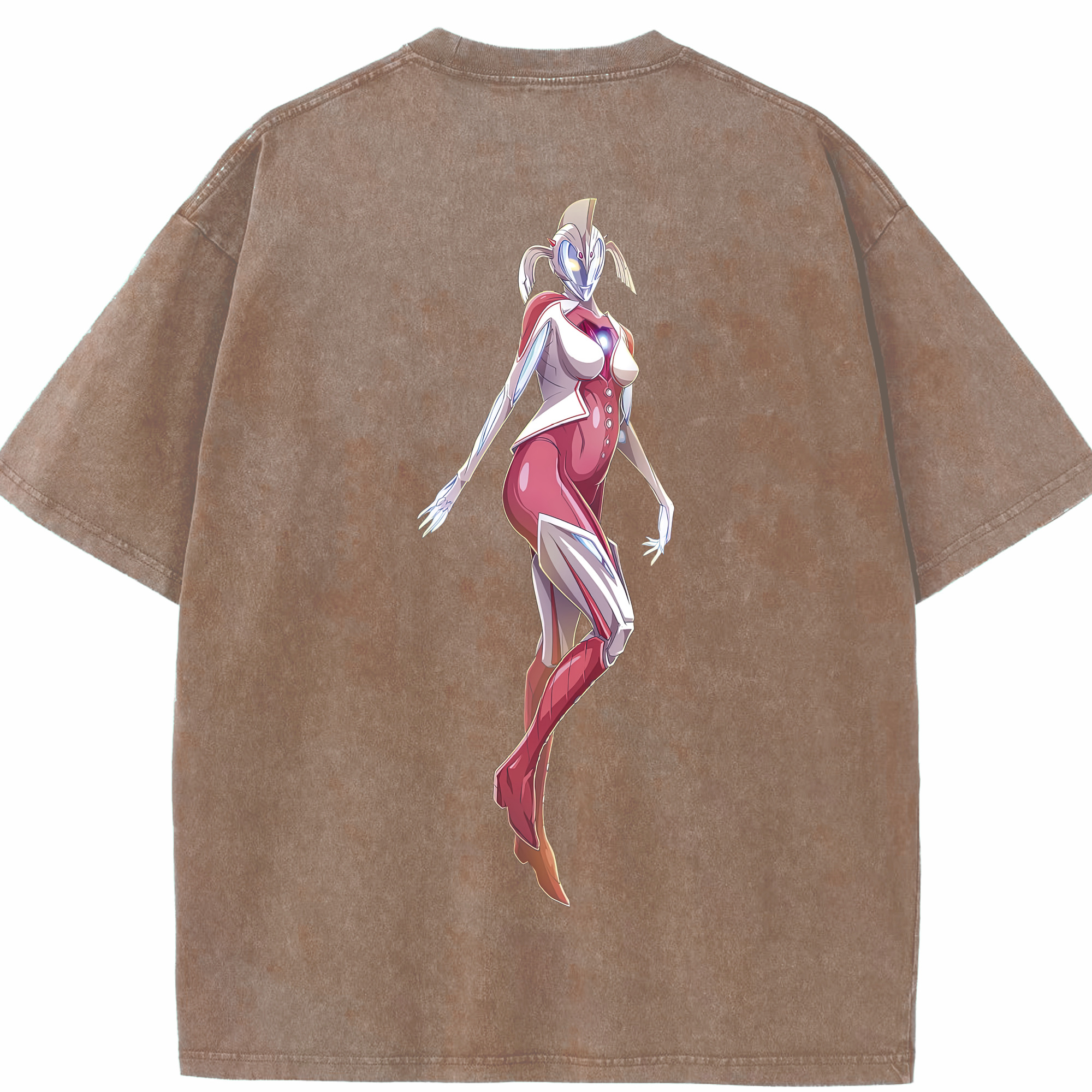 （画像用） ウルトラマン Ultraman 綿100% ヴィンテージ風 半袖Tシャツ（背面プリント）