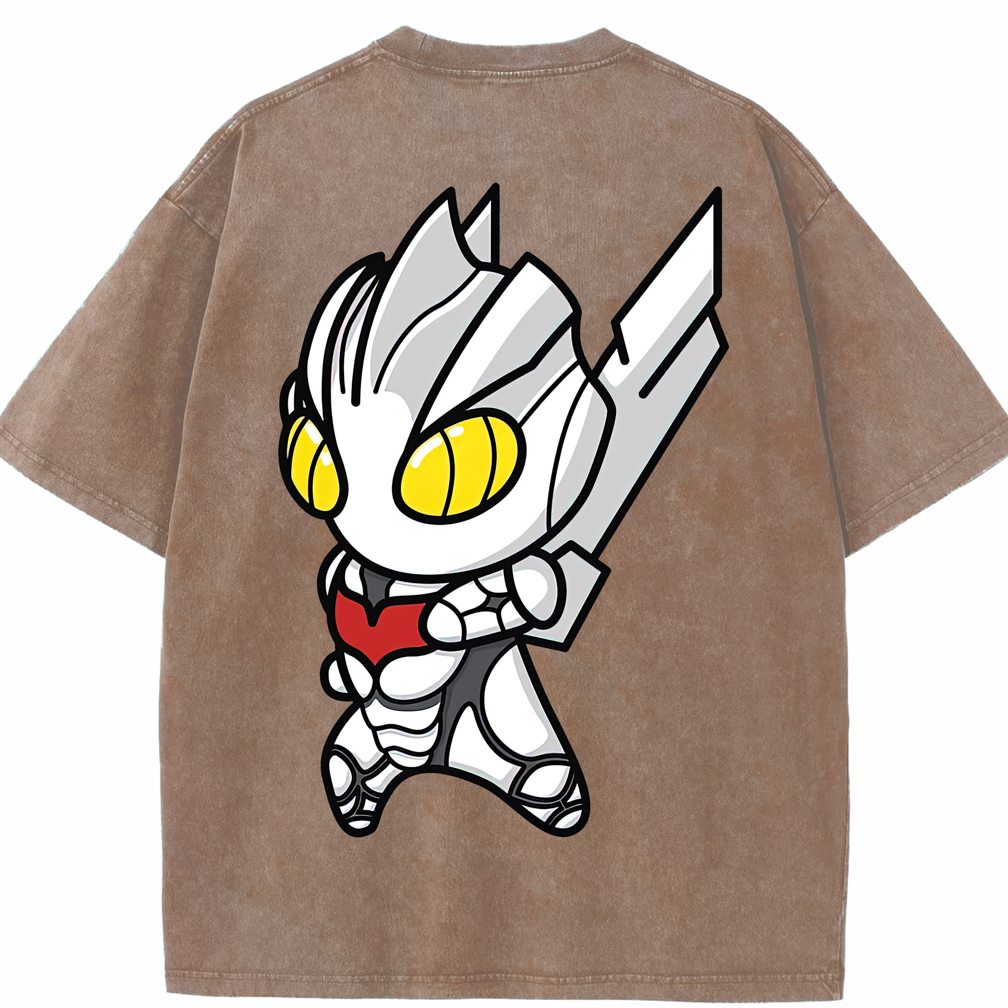 （画像用） ウルトラマン Ultraman 綿100% ヴィンテージ風 半袖Tシャツ（背面プリント）