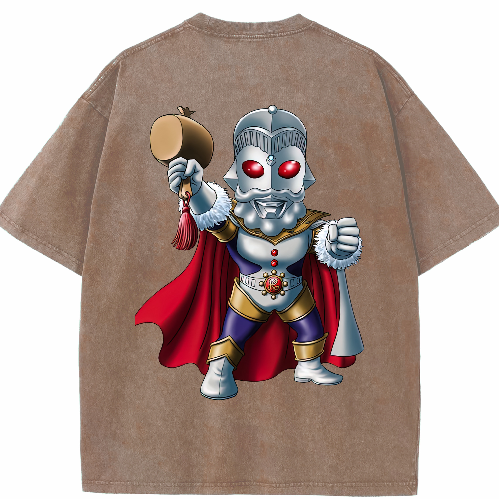 （画像用） ウルトラマン Ultraman 綿100% ヴィンテージ風 半袖Tシャツ（背面プリント）