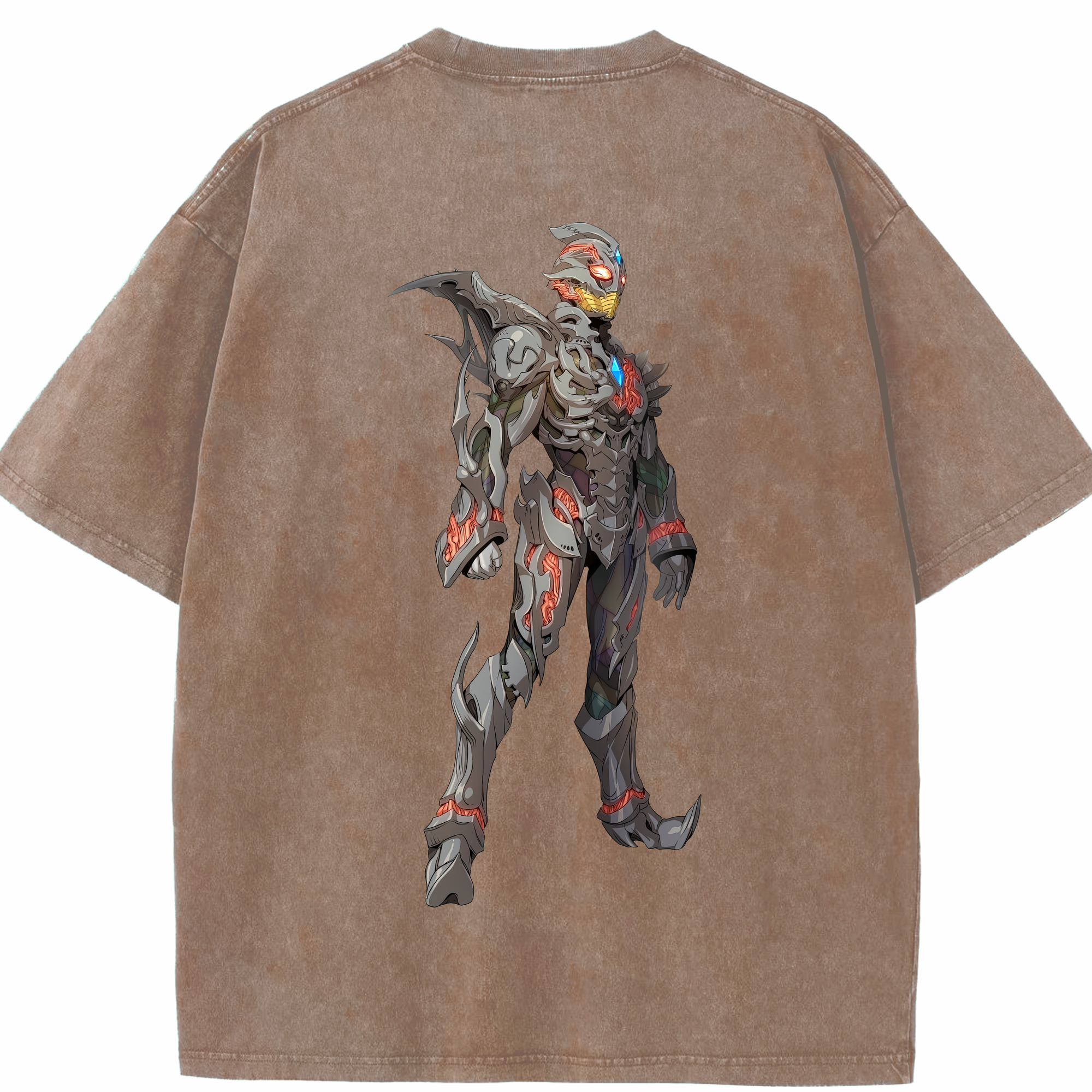 （画像用） ウルトラマン Ultraman 綿100% ヴィンテージ風 半袖Tシャツ（背面プリント）