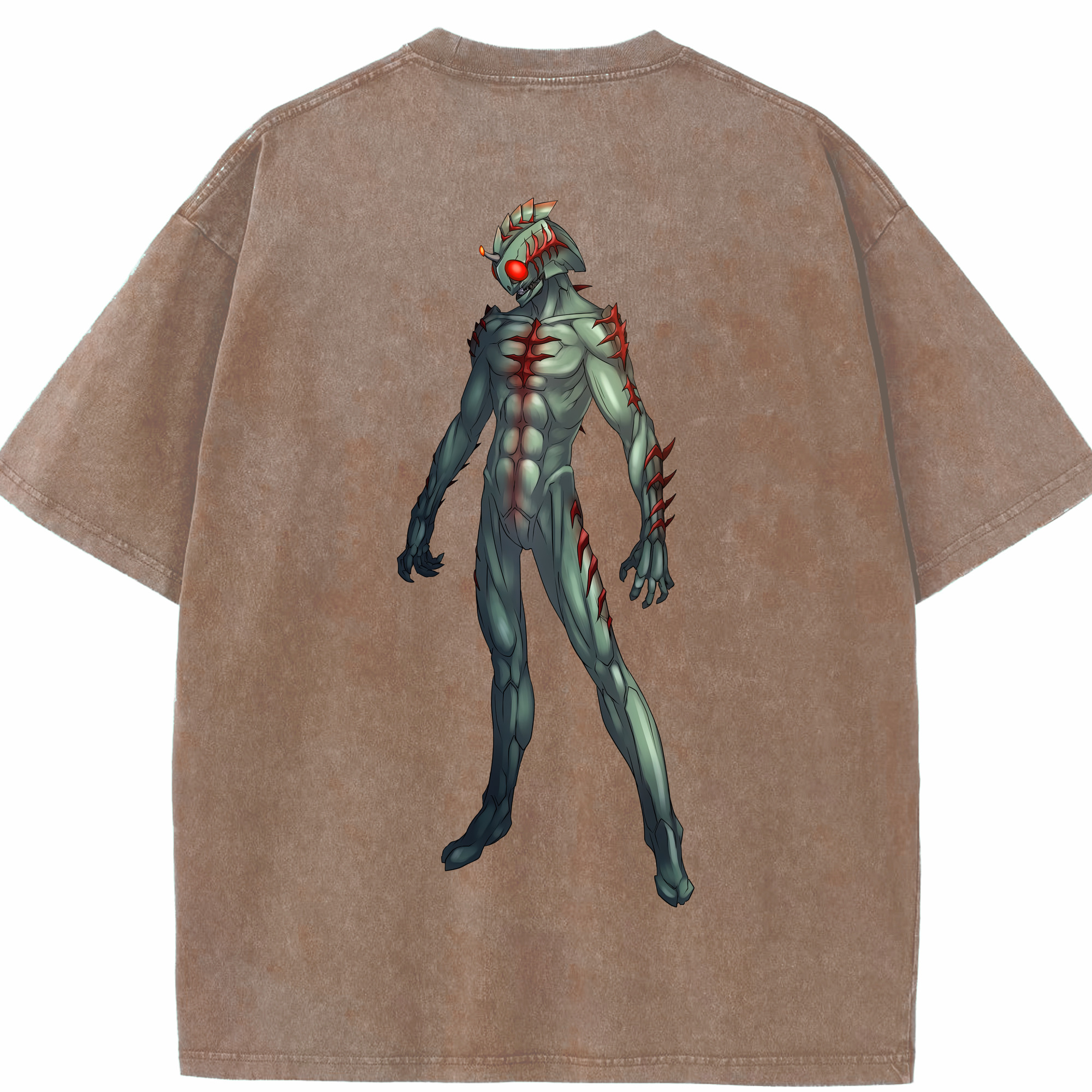 （画像用） ウルトラマン Ultraman 綿100% ヴィンテージ風 半袖Tシャツ（背面プリント）