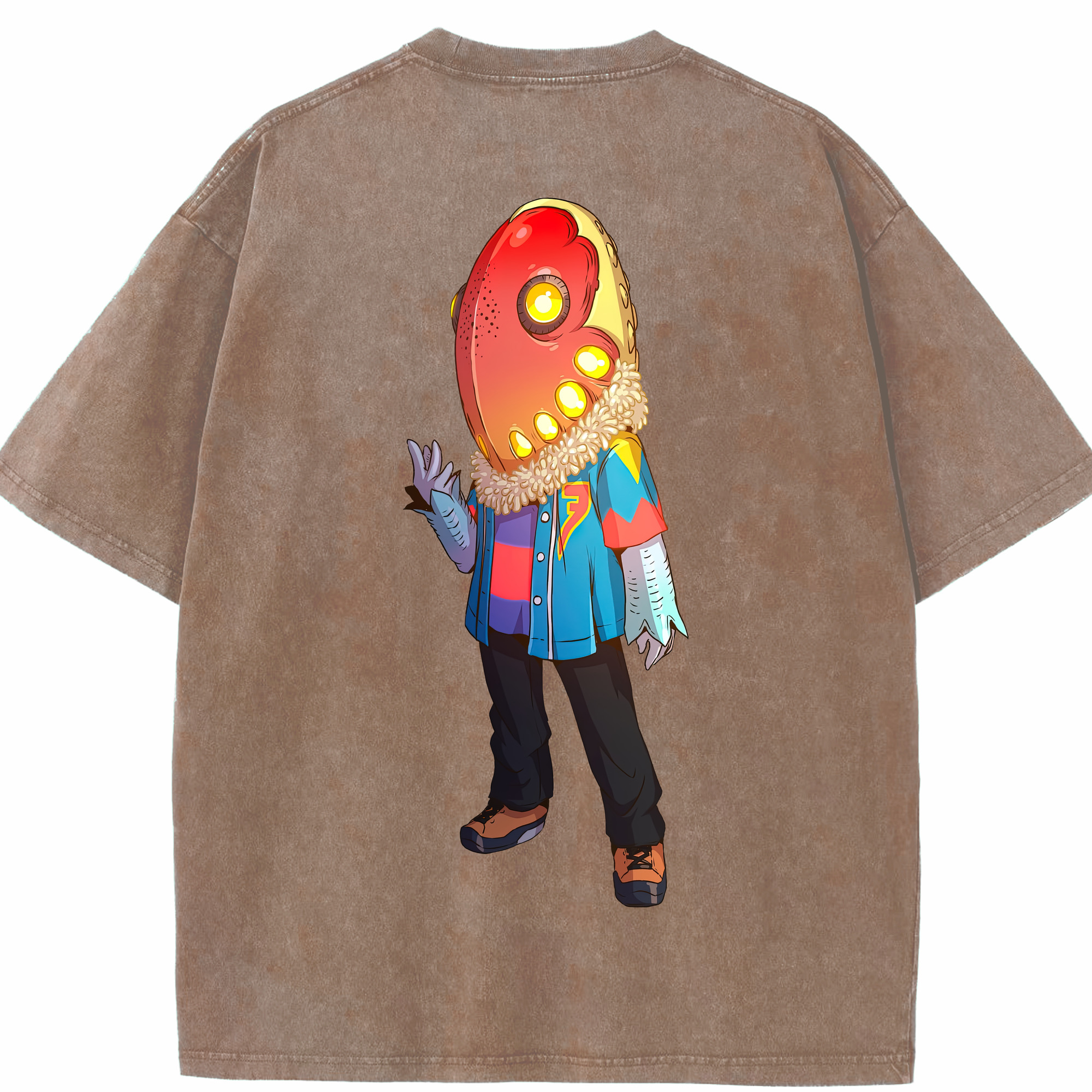 （画像用） ウルトラマン Ultraman 綿100% ヴィンテージ風 半袖Tシャツ（背面プリント）