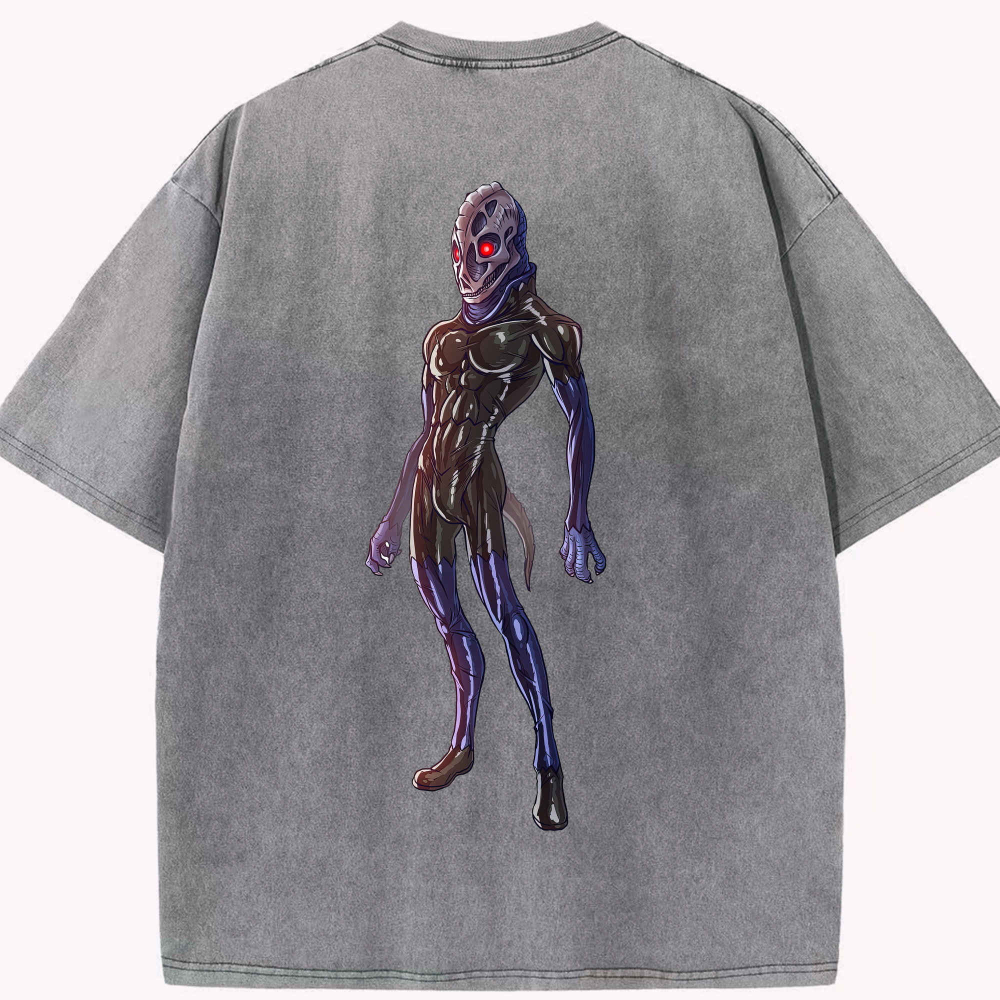 （画像用） ウルトラマン Ultraman 綿100% ヴィンテージ風 半袖Tシャツ（背面プリント）