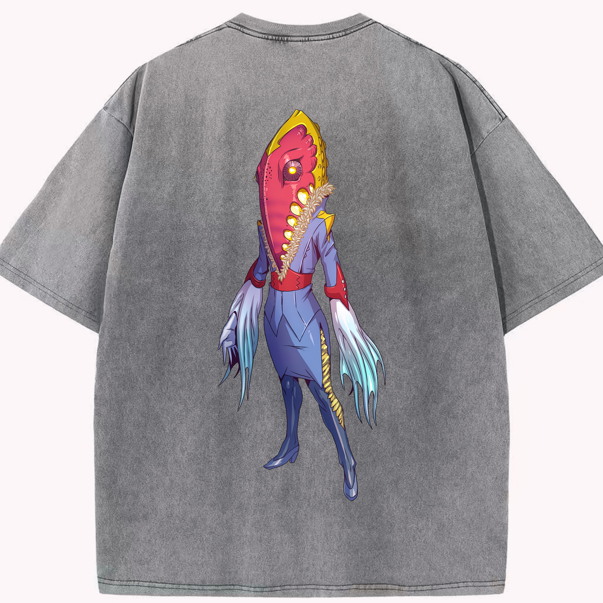 （画像用） ウルトラマン Ultraman 綿100% ヴィンテージ風 半袖Tシャツ（背面プリント）