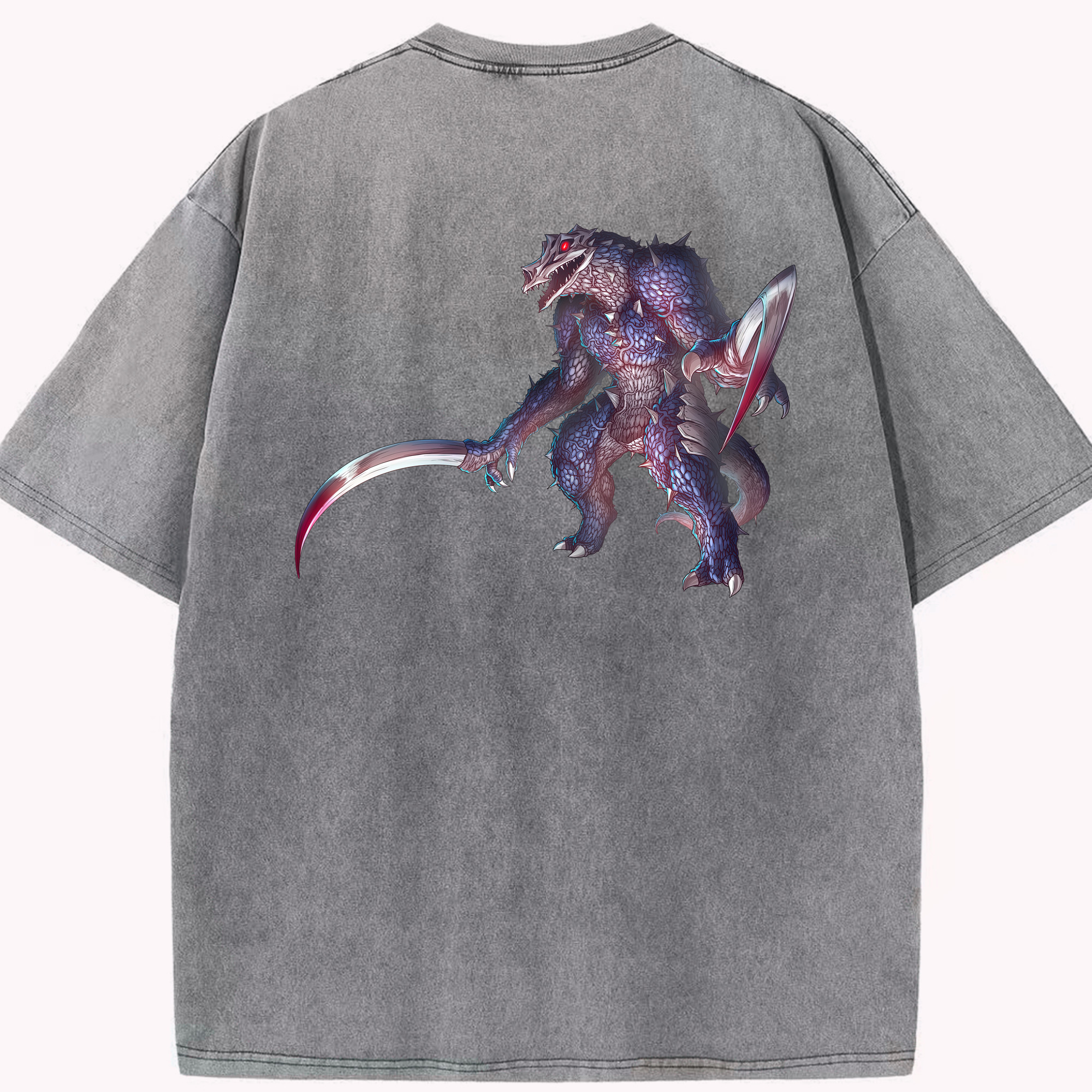 （画像用） ウルトラマン Ultraman 綿100% ヴィンテージ風 半袖Tシャツ（背面プリント）