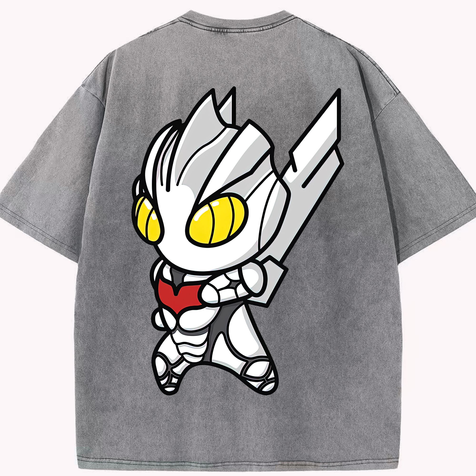 （画像用） ウルトラマン Ultraman 綿100% ヴィンテージ風 半袖Tシャツ（背面プリント）
