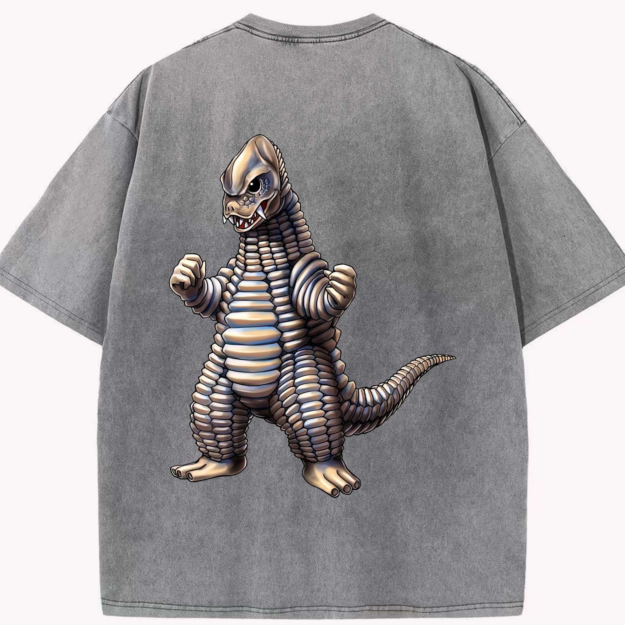（画像用） ウルトラマン Ultraman 綿100% ヴィンテージ風 半袖Tシャツ（背面プリント）
