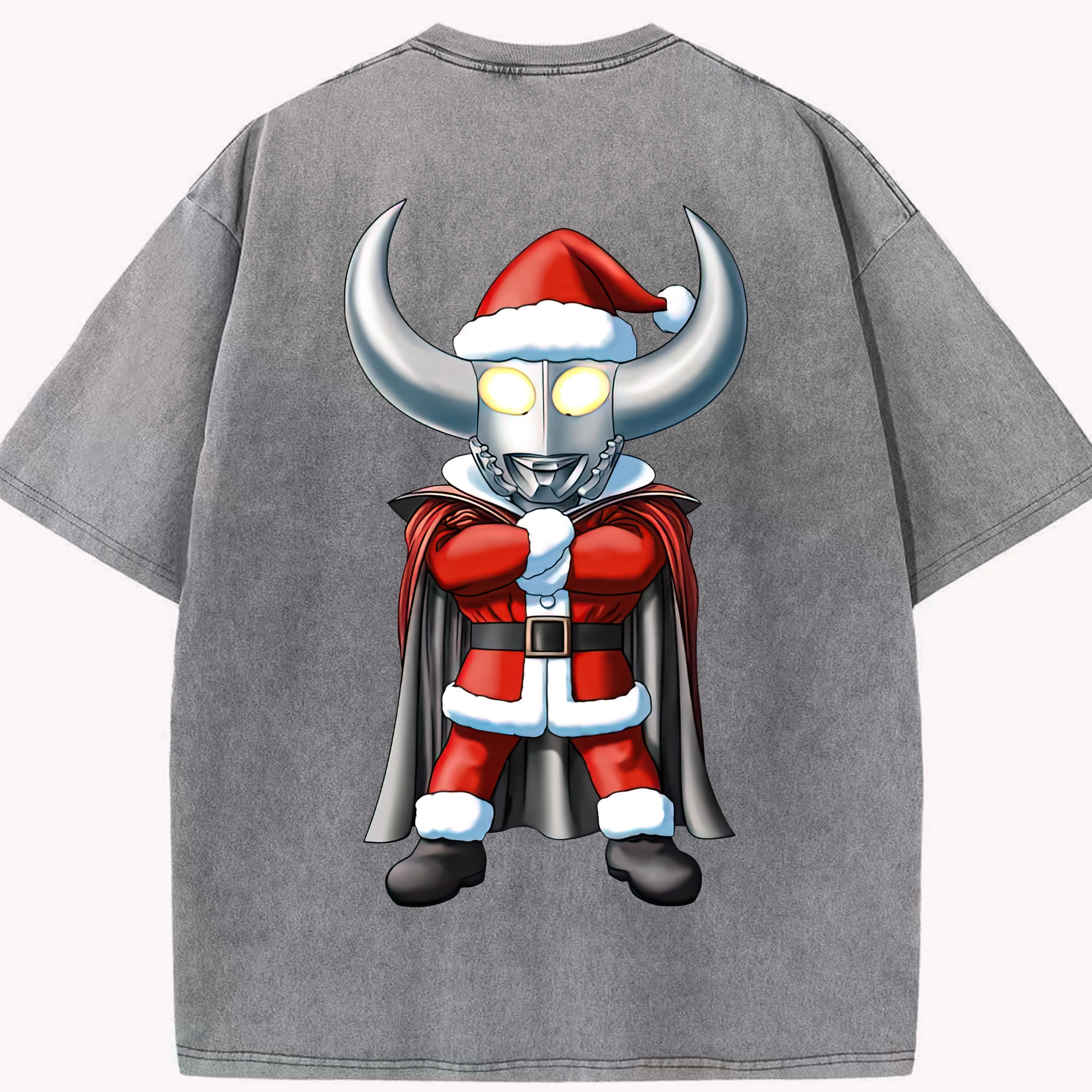 （画像用） ウルトラマン Ultraman 綿100% ヴィンテージ風 半袖Tシャツ（背面プリント）