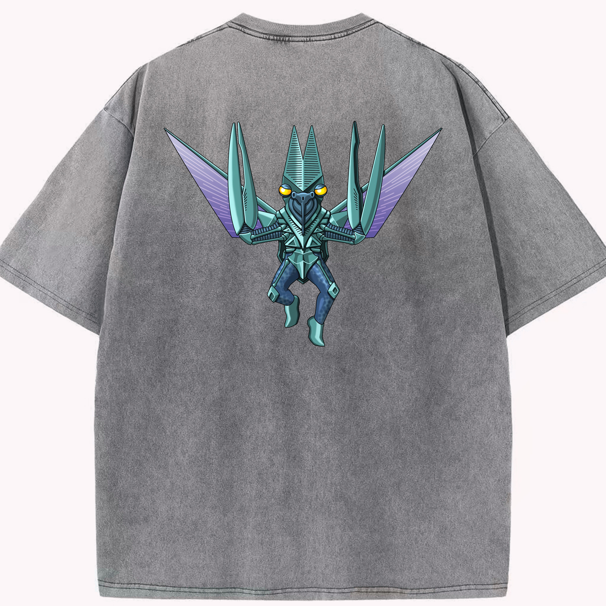 （画像用） ウルトラマン Ultraman 綿100% ヴィンテージ風 半袖Tシャツ（背面プリント）