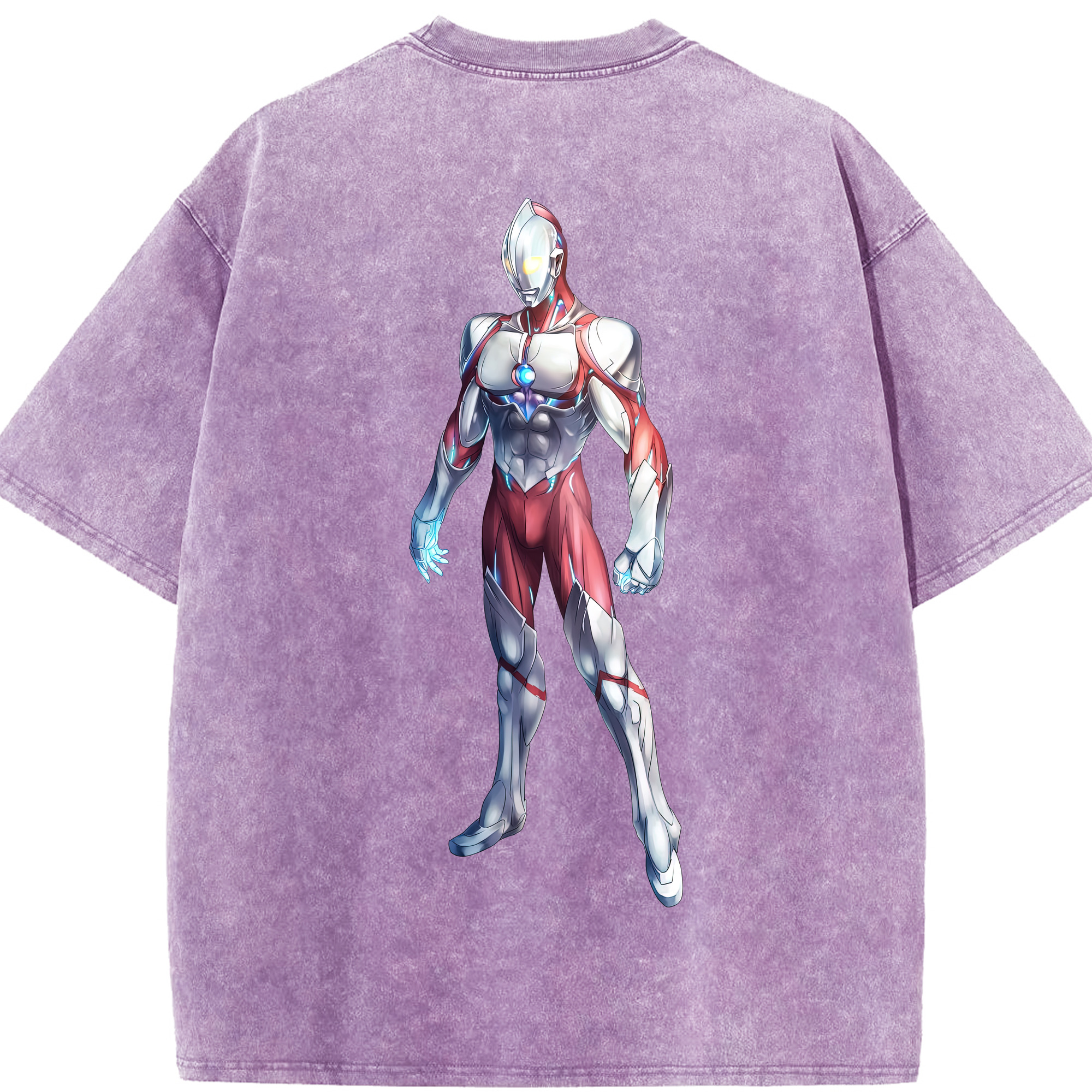 （画像用） ウルトラマン Ultraman 綿100% ヴィンテージ風 半袖Tシャツ（背面プリント）