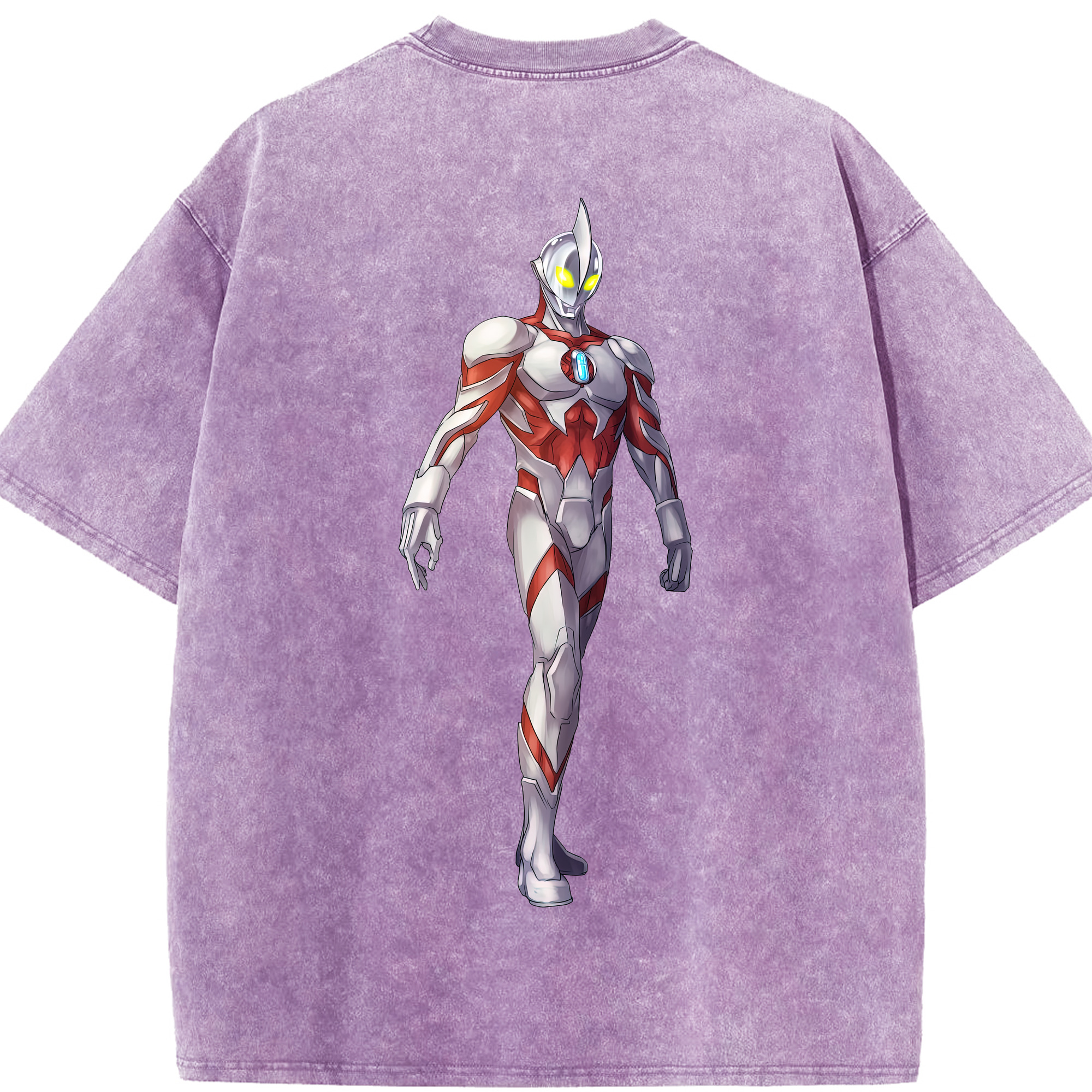 （画像用） ウルトラマン Ultraman 綿100% ヴィンテージ風 半袖Tシャツ（背面プリント）