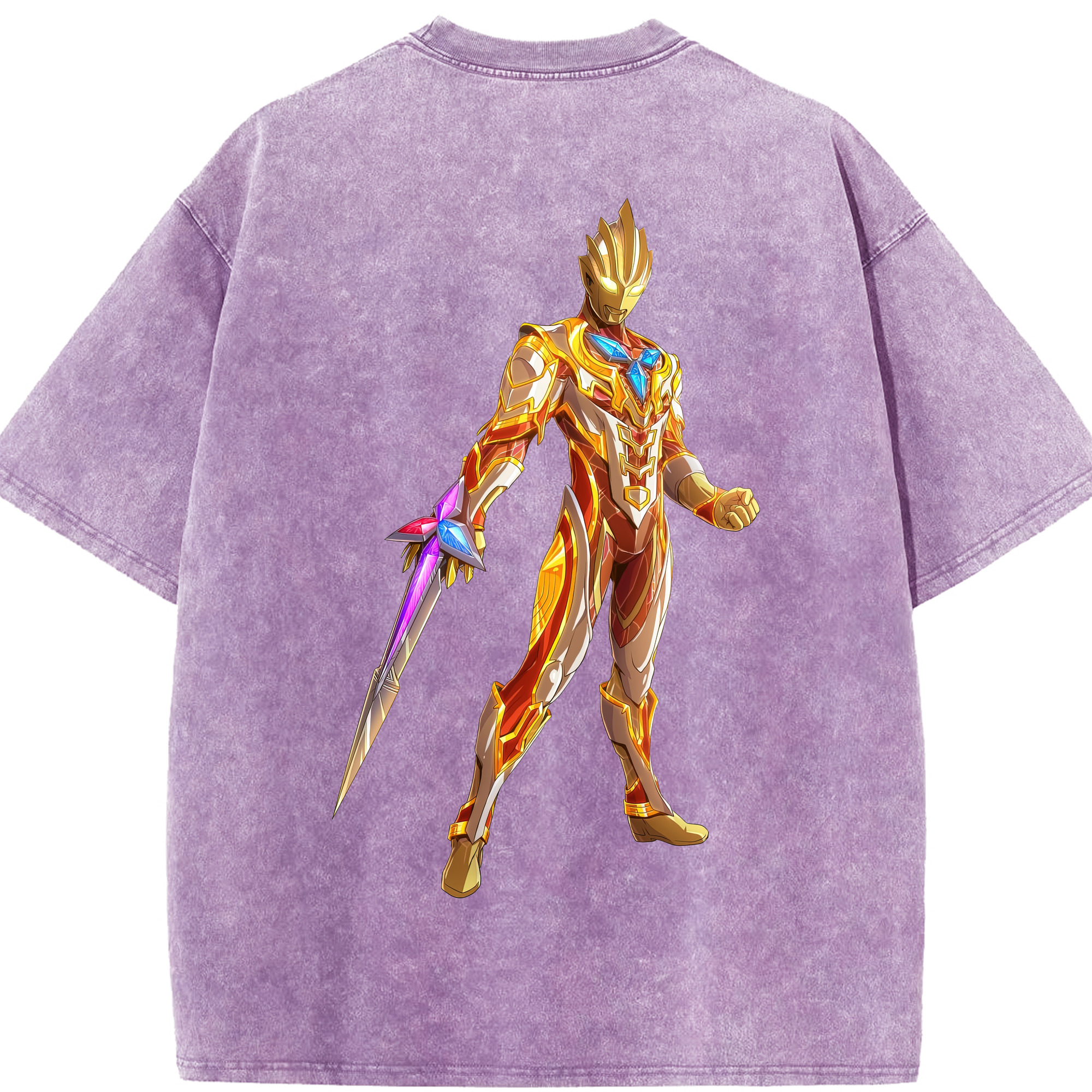 （画像用） ウルトラマン Ultraman 綿100% ヴィンテージ風 半袖Tシャツ（背面プリント）