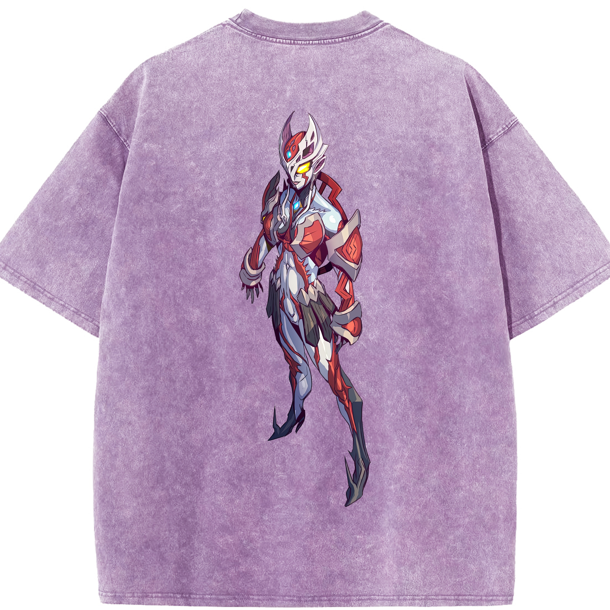 （画像用） ウルトラマン Ultraman 綿100% ヴィンテージ風 半袖Tシャツ（背面プリント）