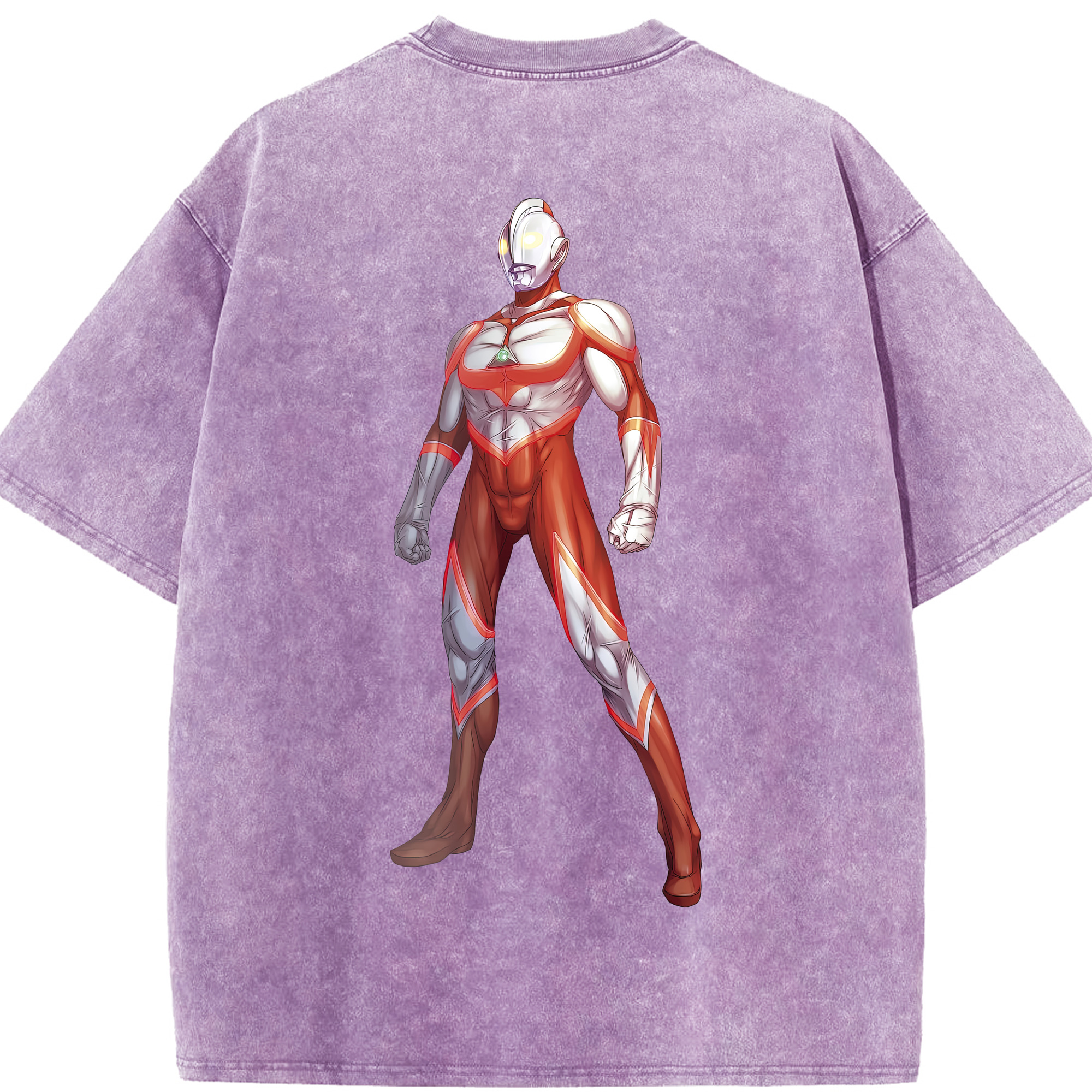 （画像用） ウルトラマン Ultraman 綿100% ヴィンテージ風 半袖Tシャツ（背面プリント）