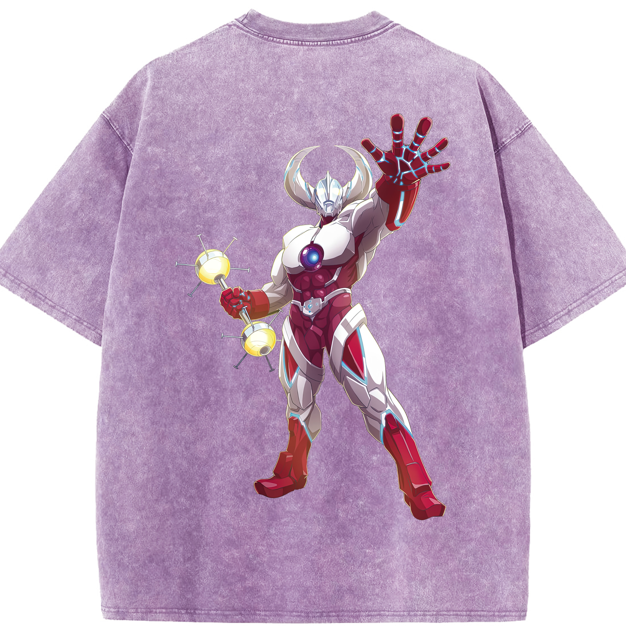 （画像用） ウルトラマン Ultraman 綿100% ヴィンテージ風 半袖Tシャツ（背面プリント）