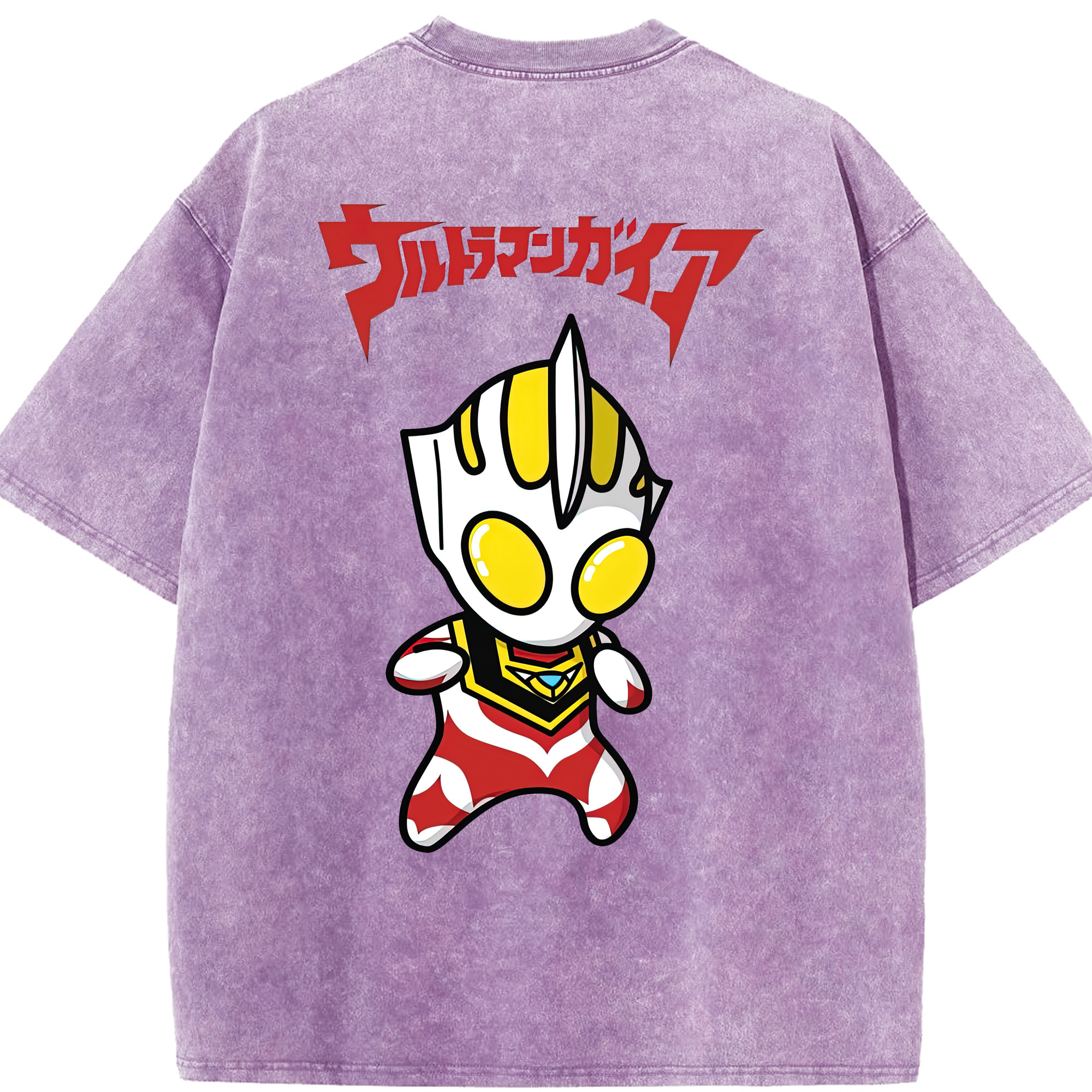 （画像用） ウルトラマン Ultraman 綿100% ヴィンテージ風 半袖Tシャツ（背面プリント）
