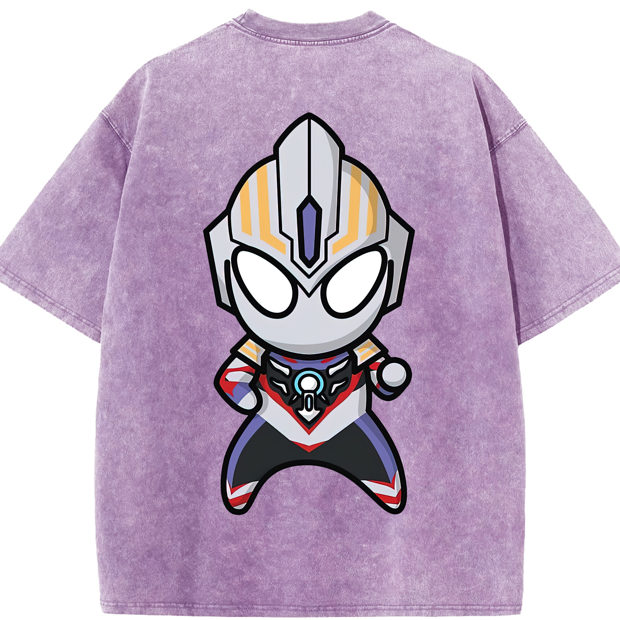 （画像用） ウルトラマン Ultraman 綿100% ヴィンテージ風 半袖Tシャツ（背面プリント）