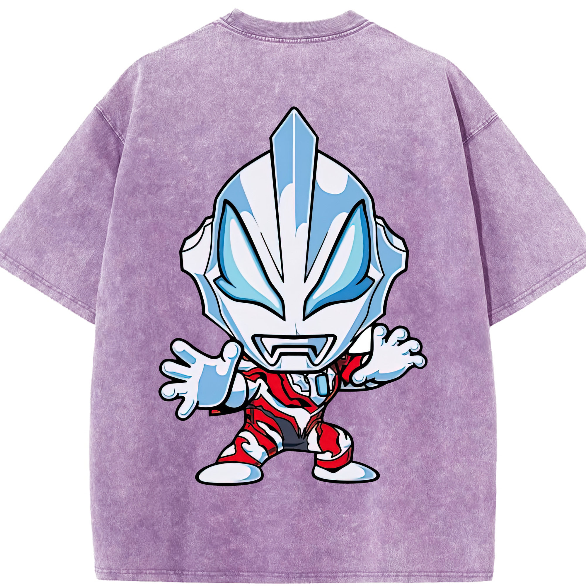 （画像用） ウルトラマン Ultraman 綿100% ヴィンテージ風 半袖Tシャツ（背面プリント）