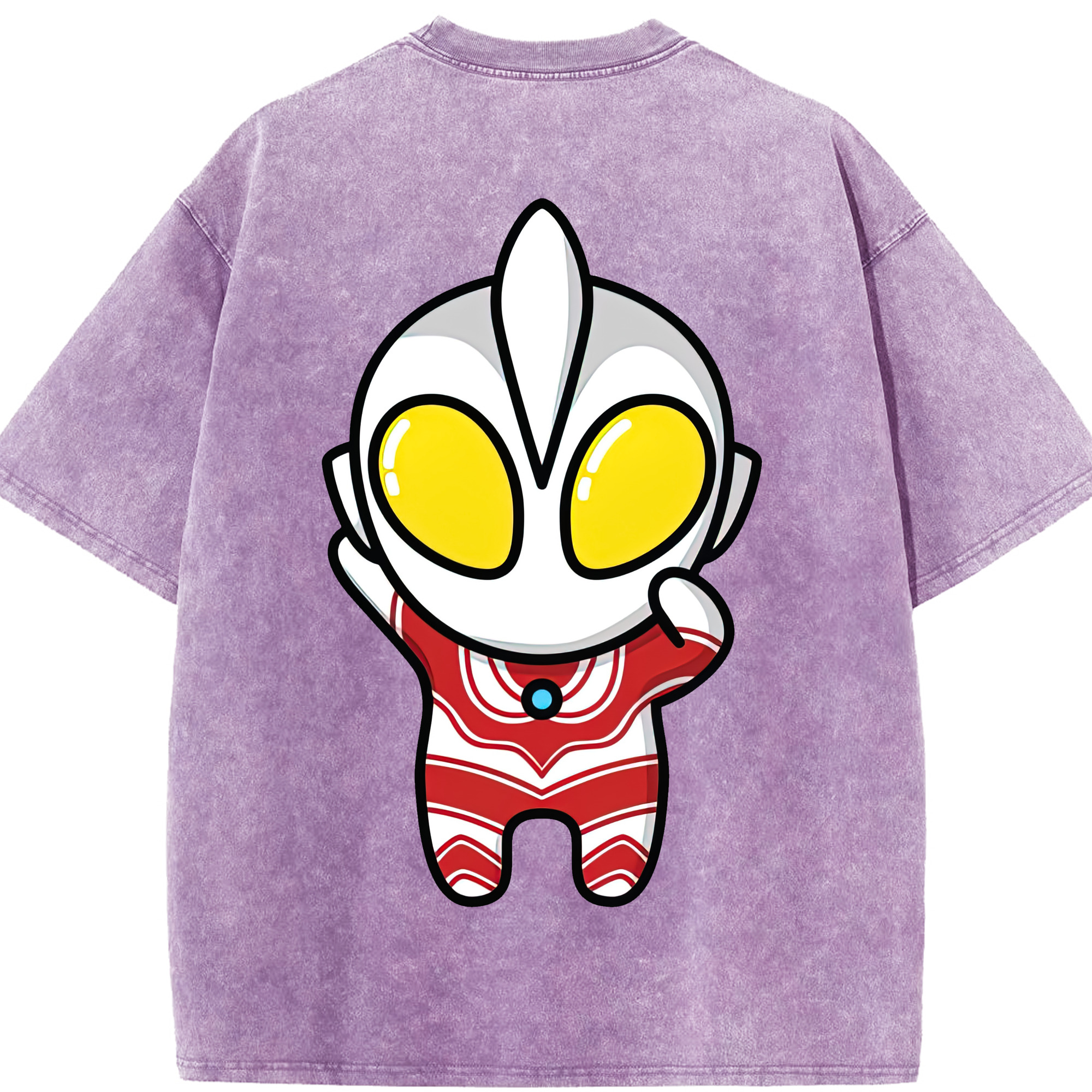 （画像用） ウルトラマン Ultraman 綿100% ヴィンテージ風 半袖Tシャツ（背面プリント）