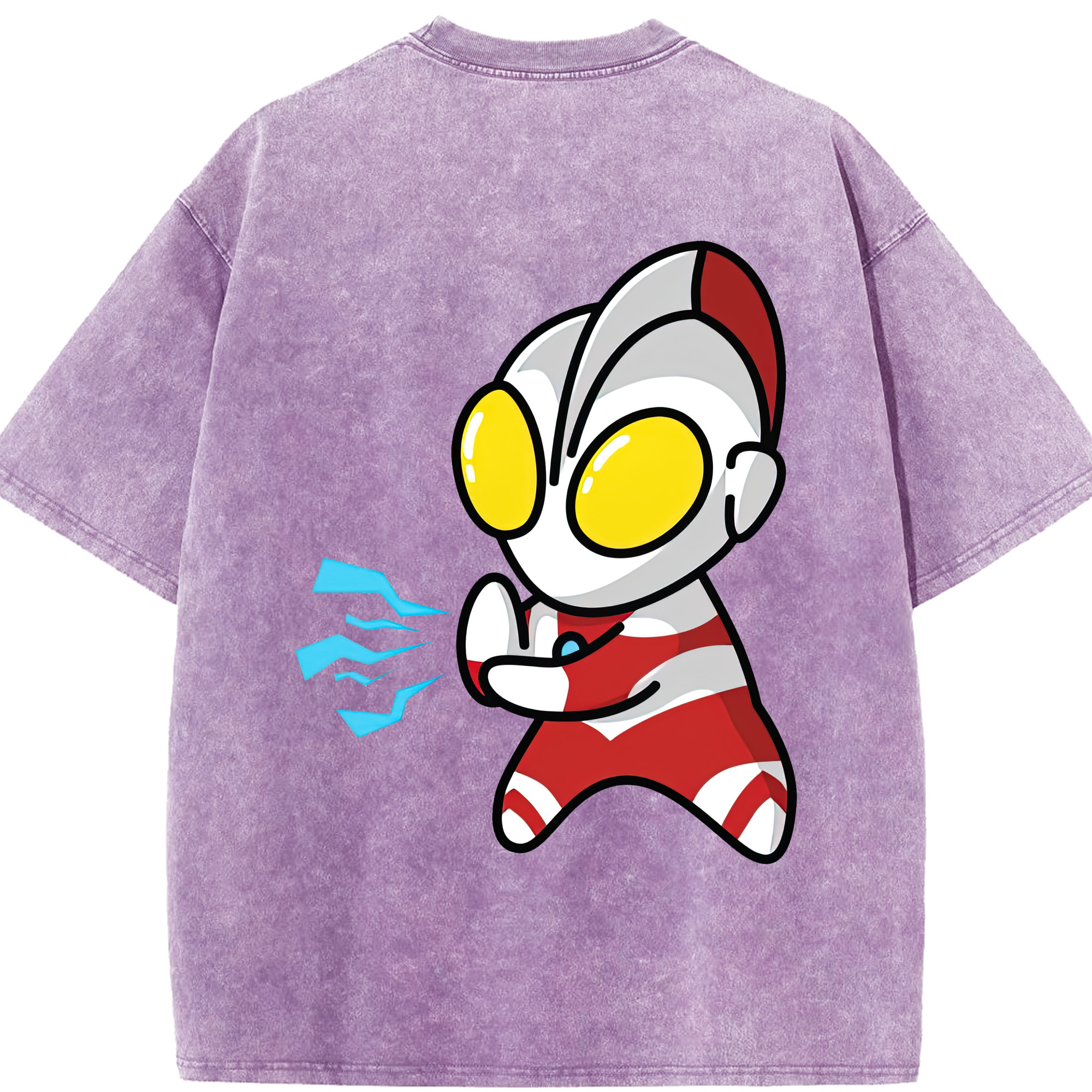 （画像用） ウルトラマン Ultraman 綿100% ヴィンテージ風 半袖Tシャツ（背面プリント）