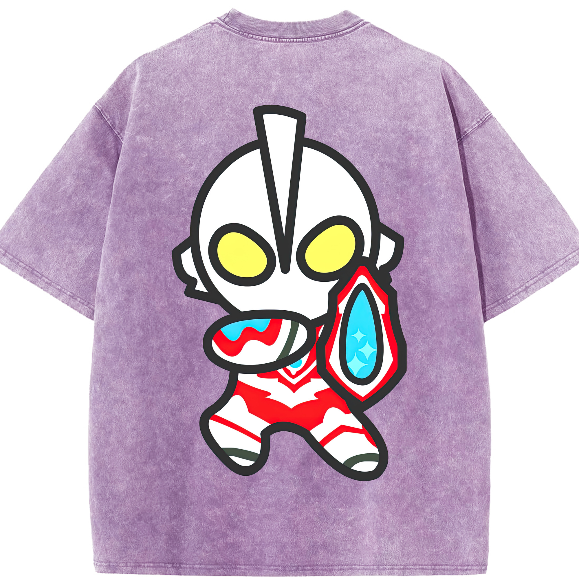 （画像用） ウルトラマン Ultraman 綿100% ヴィンテージ風 半袖Tシャツ（背面プリント）