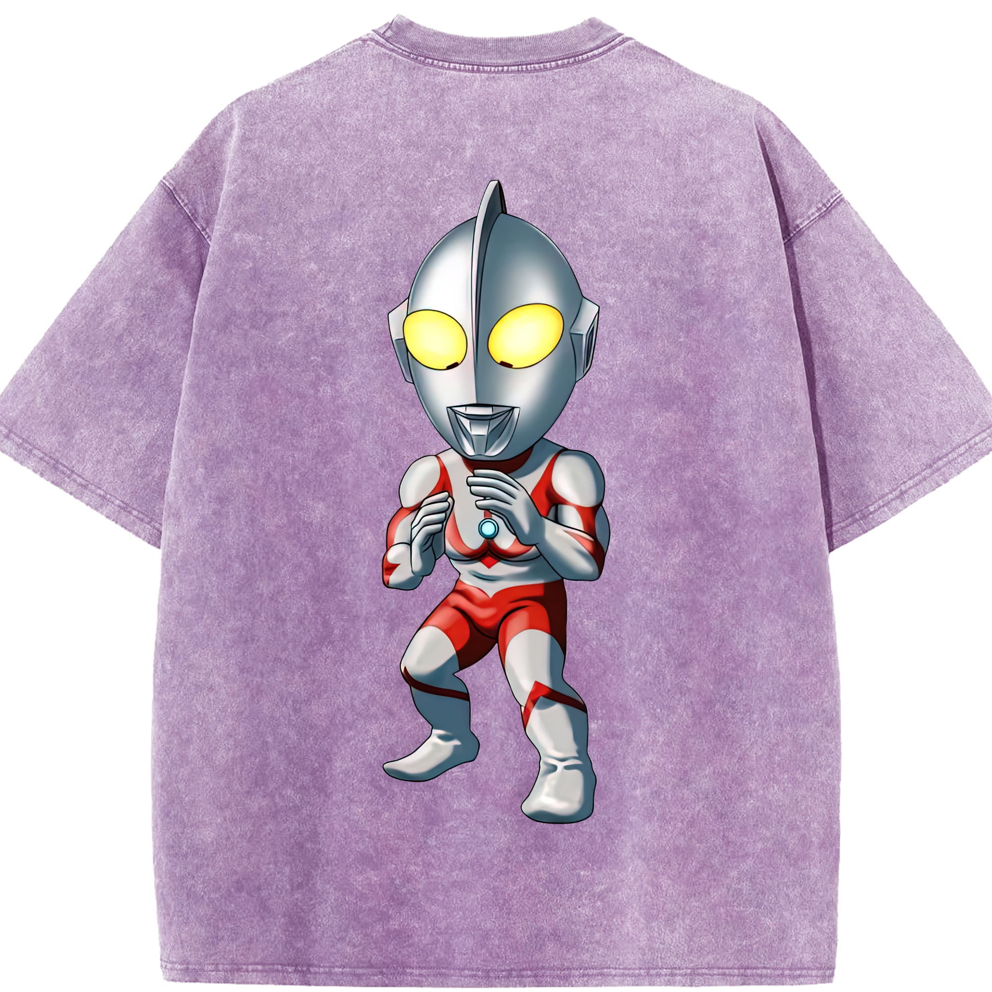 （画像用） ウルトラマン Ultraman 綿100% ヴィンテージ風 半袖Tシャツ（背面プリント）