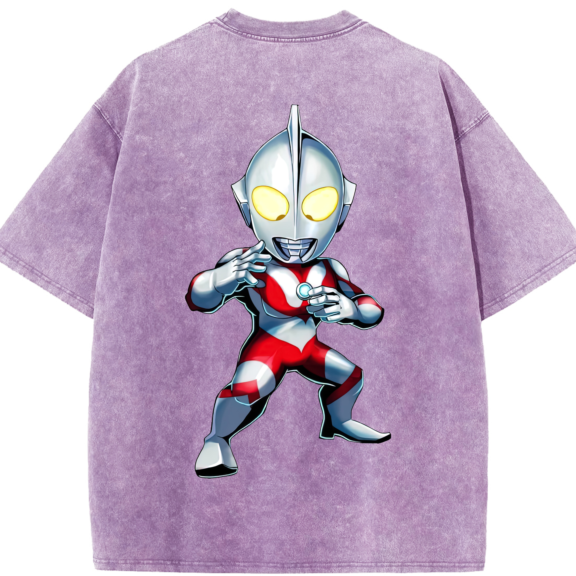 （画像用） ウルトラマン Ultraman 綿100% ヴィンテージ風 半袖Tシャツ（背面プリント）