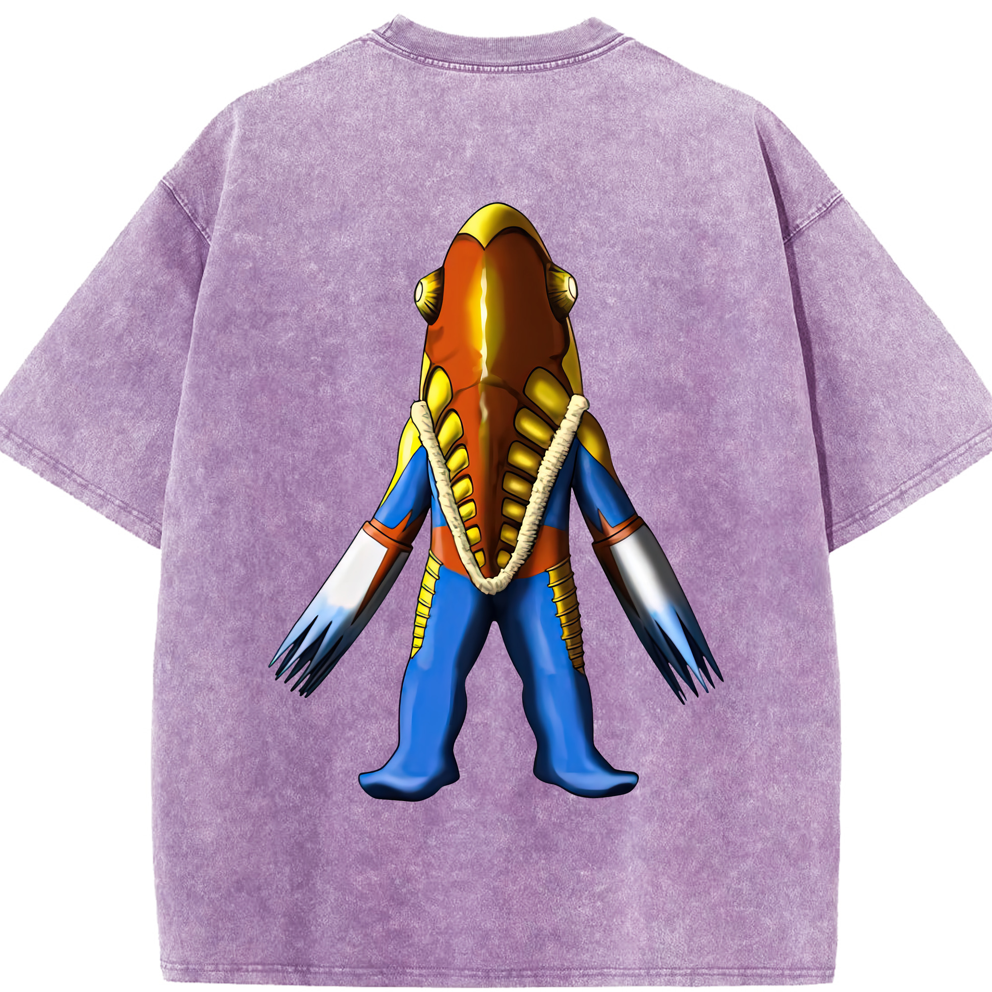 （画像用） ウルトラマン Ultraman 綿100% ヴィンテージ風 半袖Tシャツ（背面プリント）