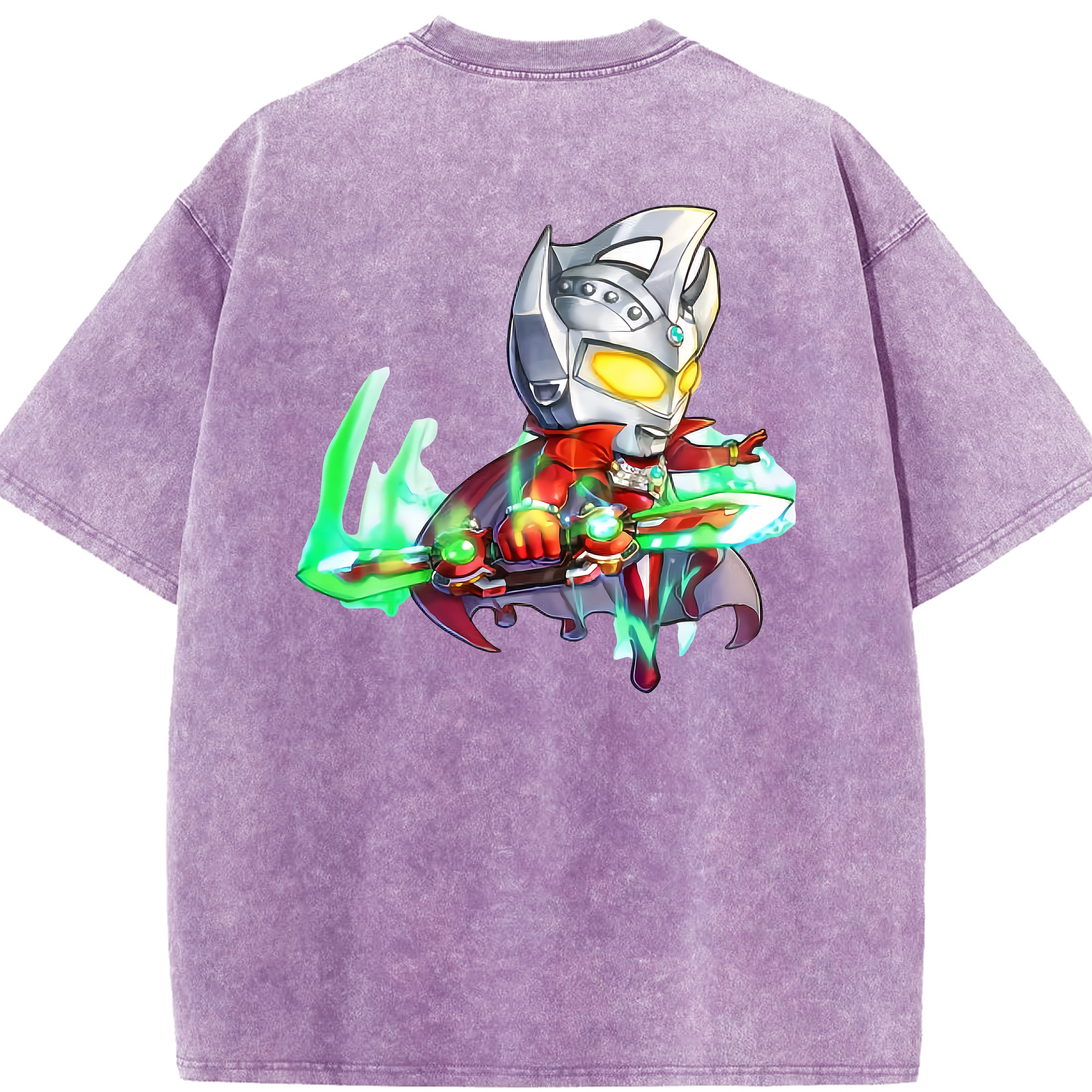 （画像用） ウルトラマン Ultraman 綿100% ヴィンテージ風 半袖Tシャツ（背面プリント）