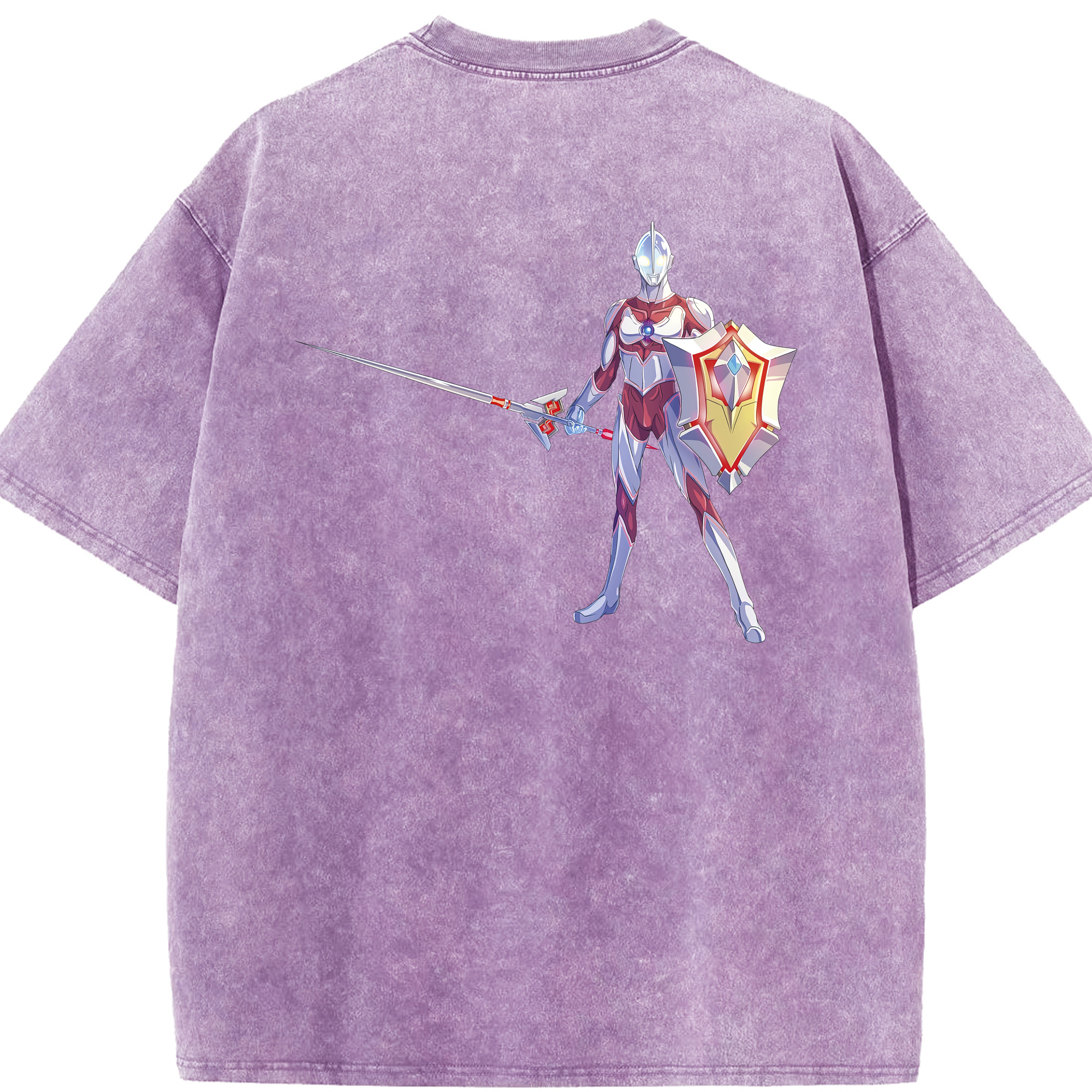 （画像用） ウルトラマン Ultraman 綿100% ヴィンテージ風 半袖Tシャツ（背面プリント）