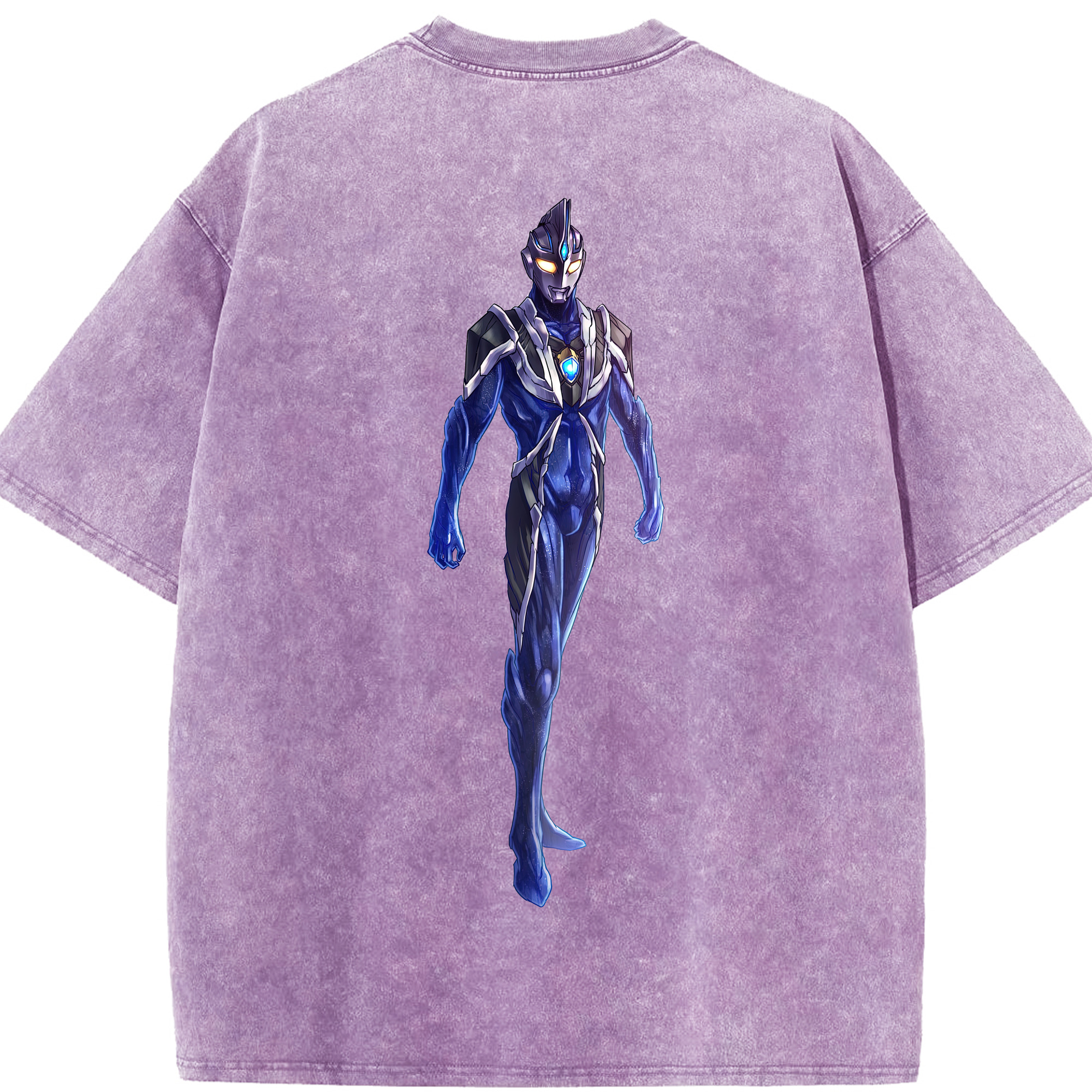 （画像用） ウルトラマン Ultraman 綿100% ヴィンテージ風 半袖Tシャツ（背面プリント）