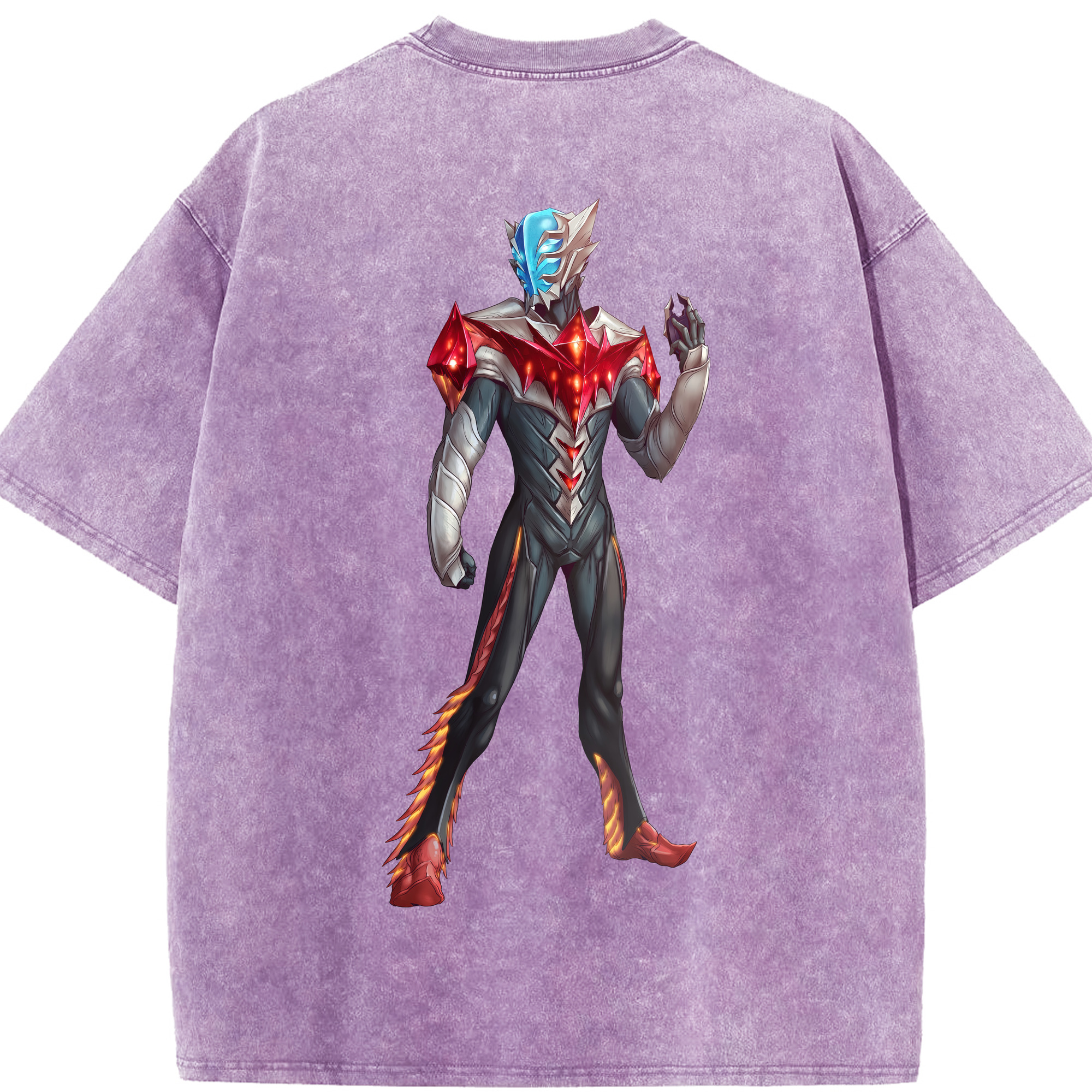（画像用） ウルトラマン Ultraman 綿100% ヴィンテージ風 半袖Tシャツ（背面プリント）