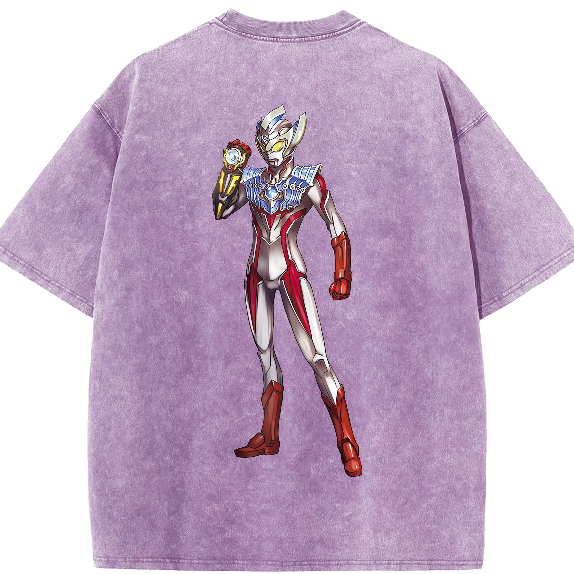 （画像用） ウルトラマン Ultraman 綿100% ヴィンテージ風 半袖Tシャツ（背面プリント）