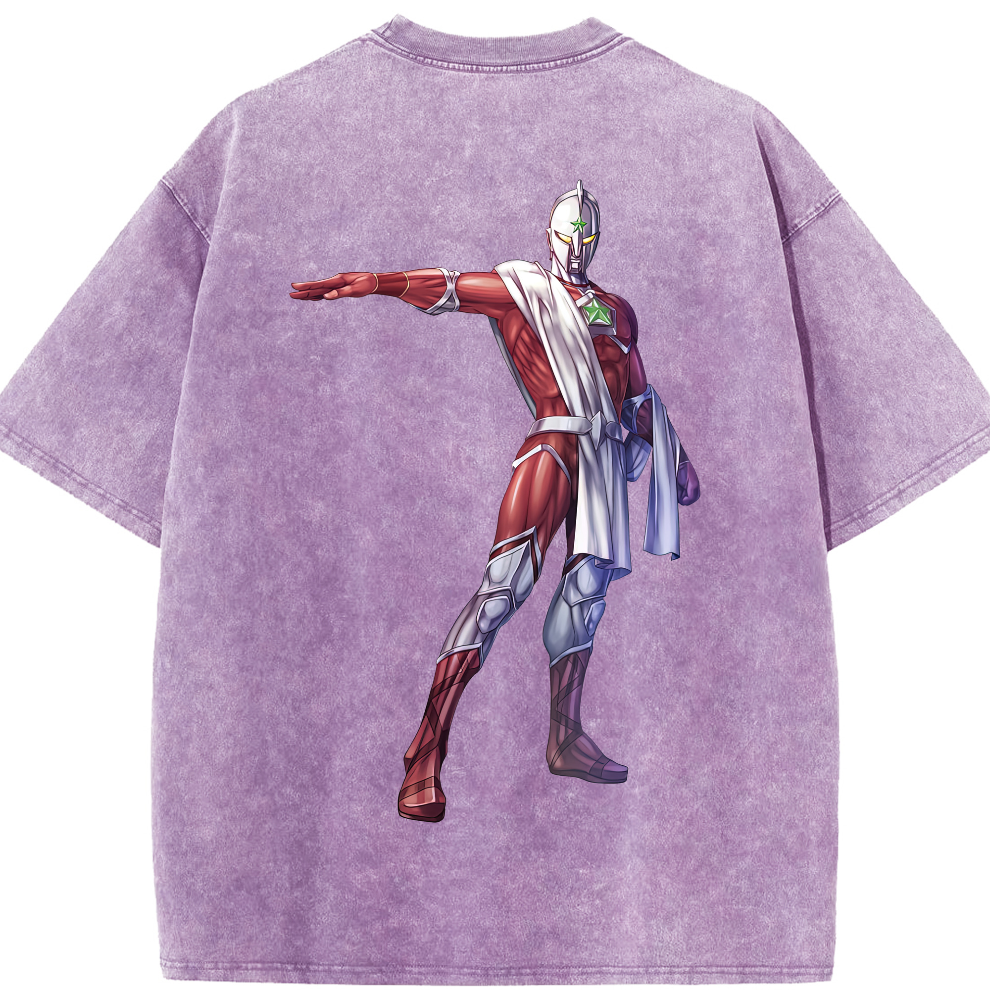 （画像用） ウルトラマン Ultraman 綿100% ヴィンテージ風 半袖Tシャツ（背面プリント）