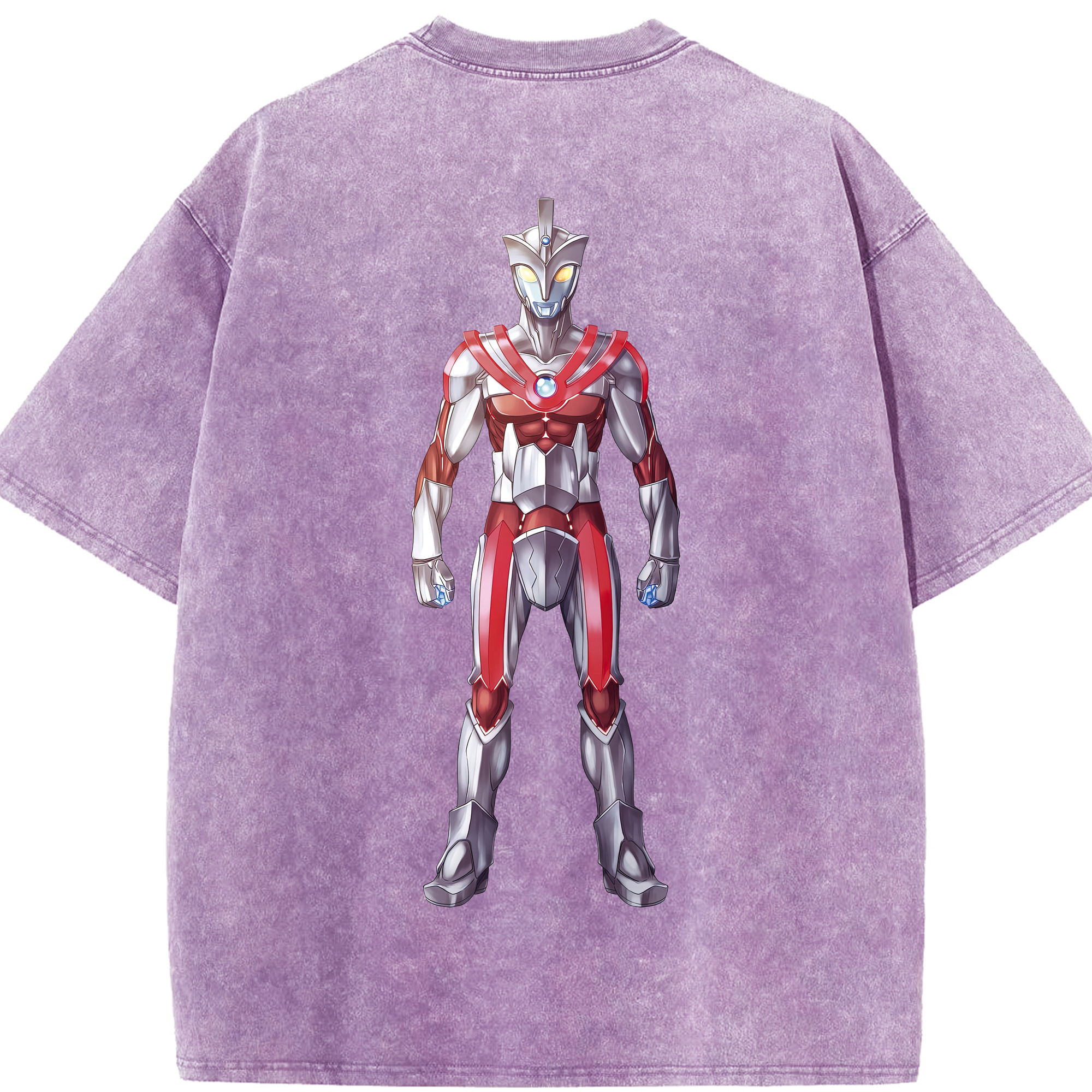 （画像用） ウルトラマン Ultraman 綿100% ヴィンテージ風 半袖Tシャツ（背面プリント）