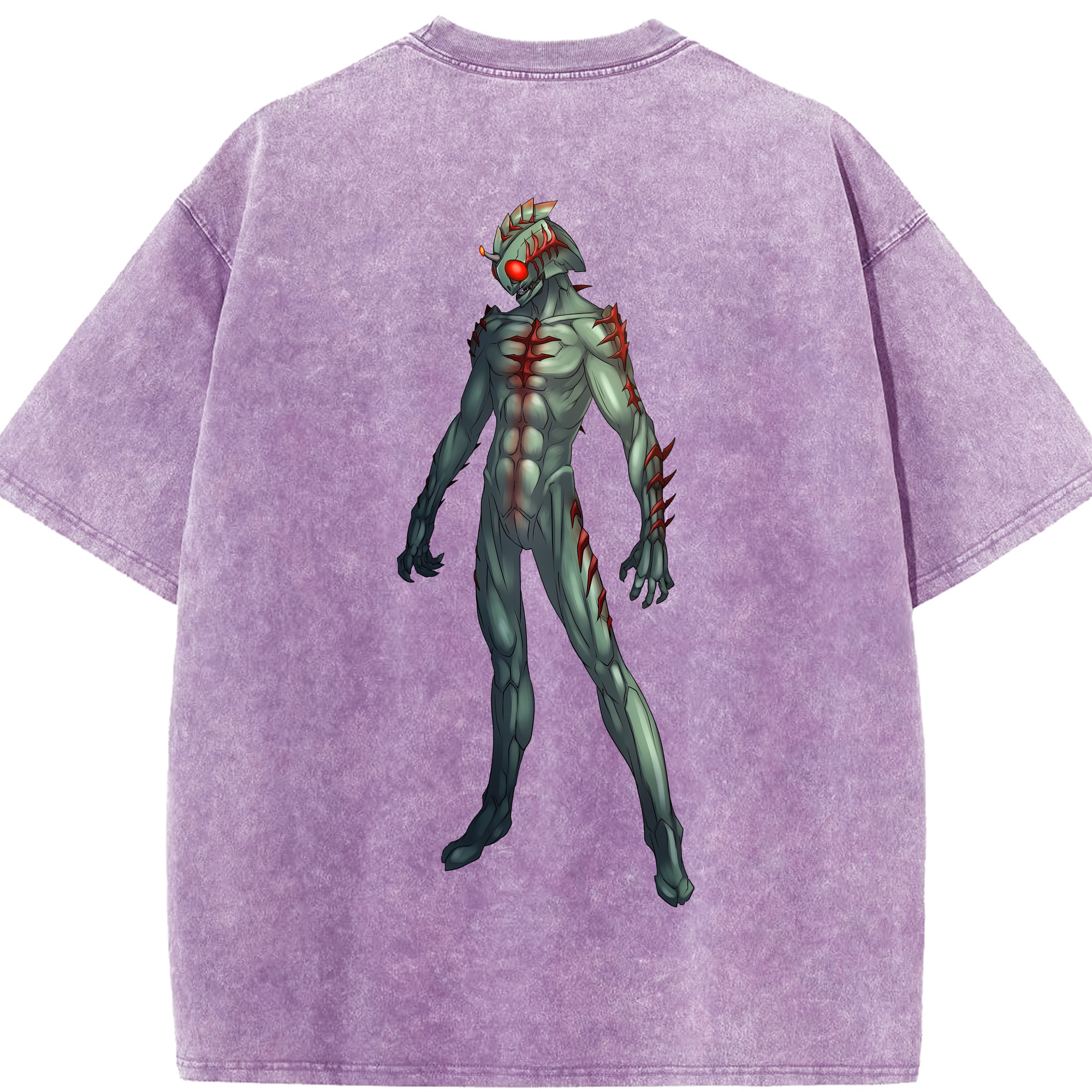（画像用） ウルトラマン Ultraman 綿100% ヴィンテージ風 半袖Tシャツ（背面プリント）