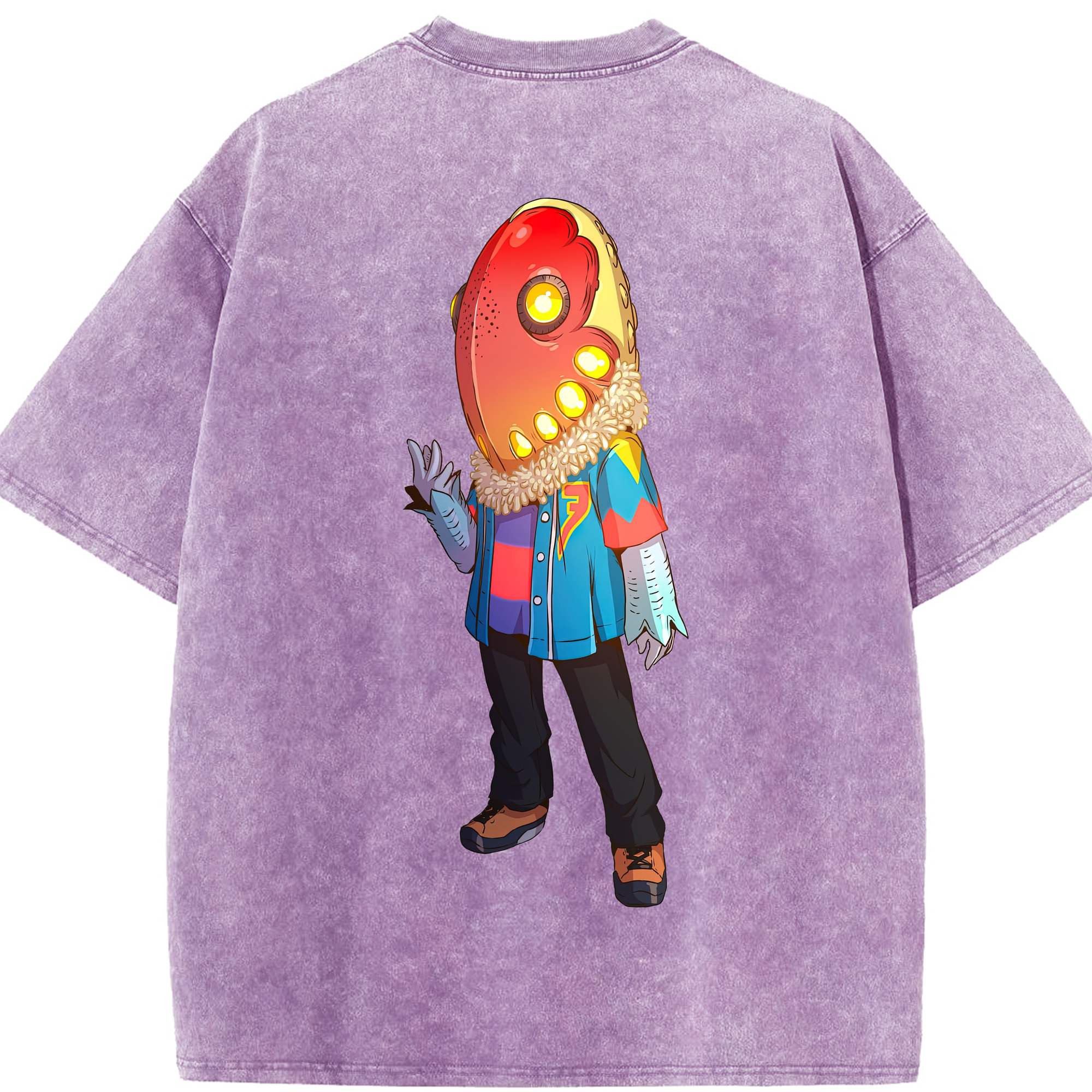 （画像用） ウルトラマン Ultraman 綿100% ヴィンテージ風 半袖Tシャツ（背面プリント）