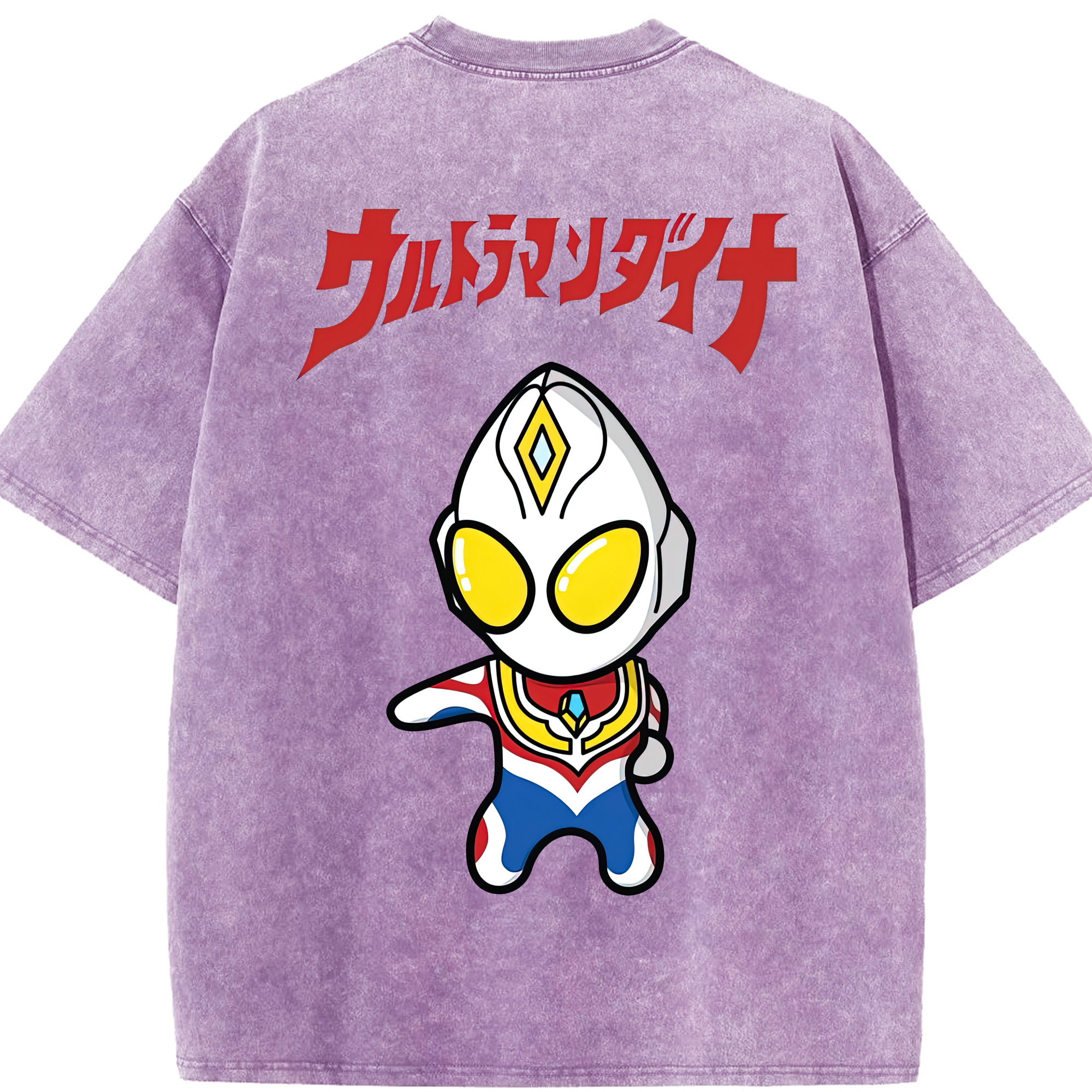 （画像用） ウルトラマン Ultraman 綿100% ヴィンテージ風 半袖Tシャツ（背面プリント）