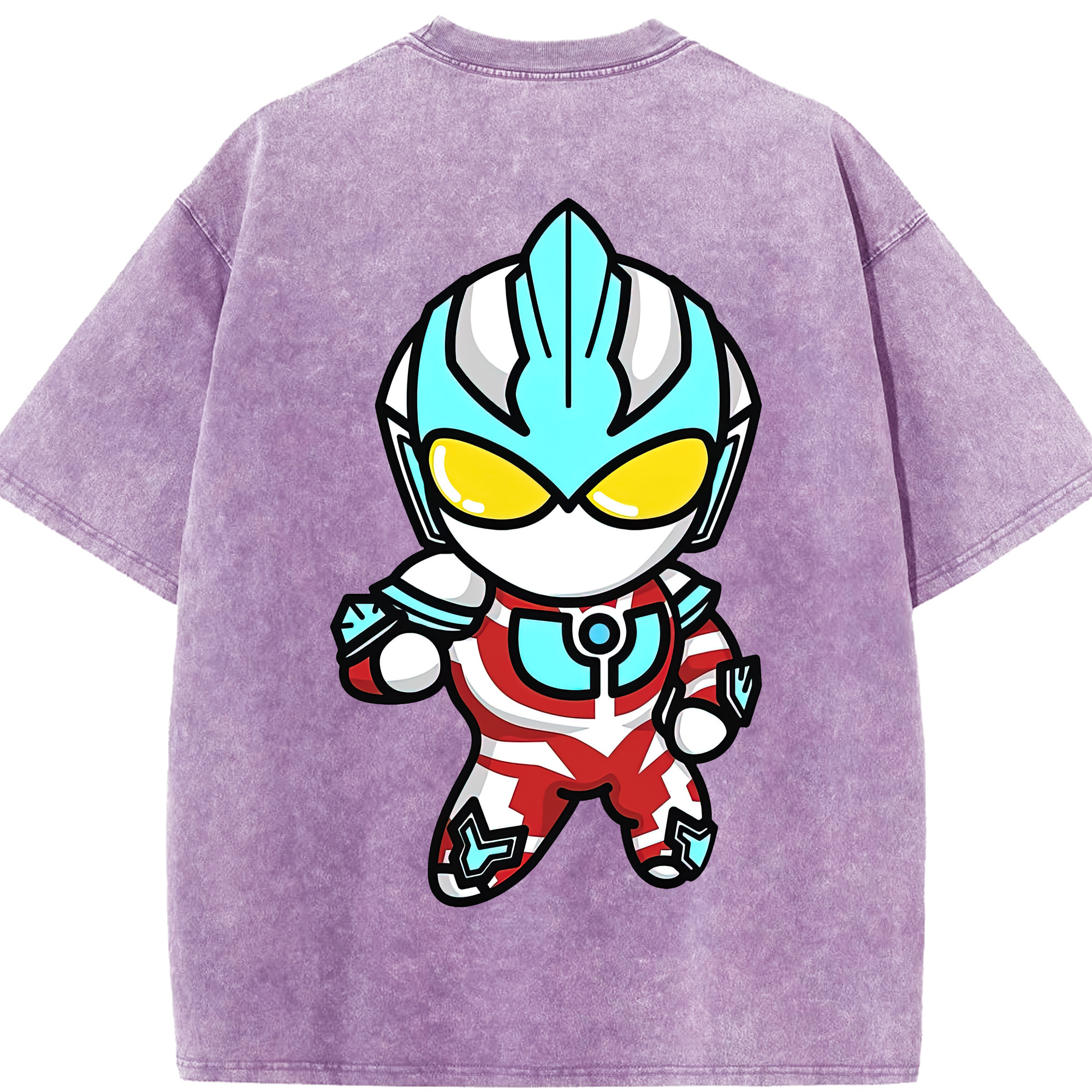（画像用） ウルトラマン Ultraman 綿100% ヴィンテージ風 半袖Tシャツ（背面プリント）