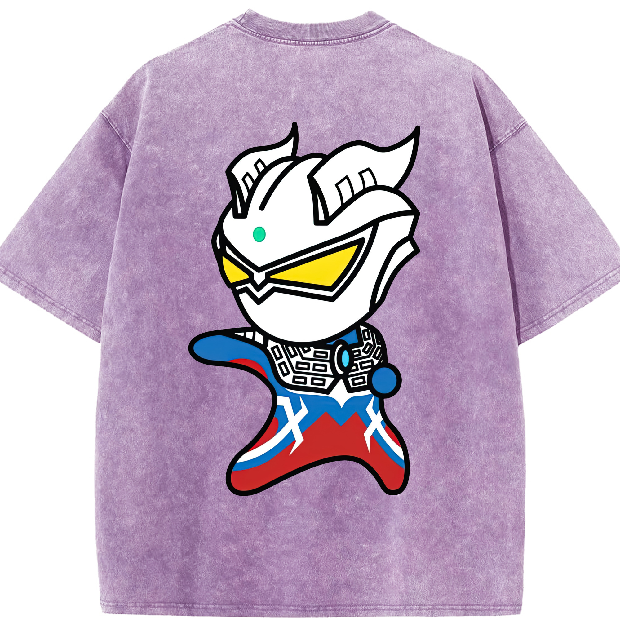 （画像用） ウルトラマン Ultraman 綿100% ヴィンテージ風 半袖Tシャツ（背面プリント）