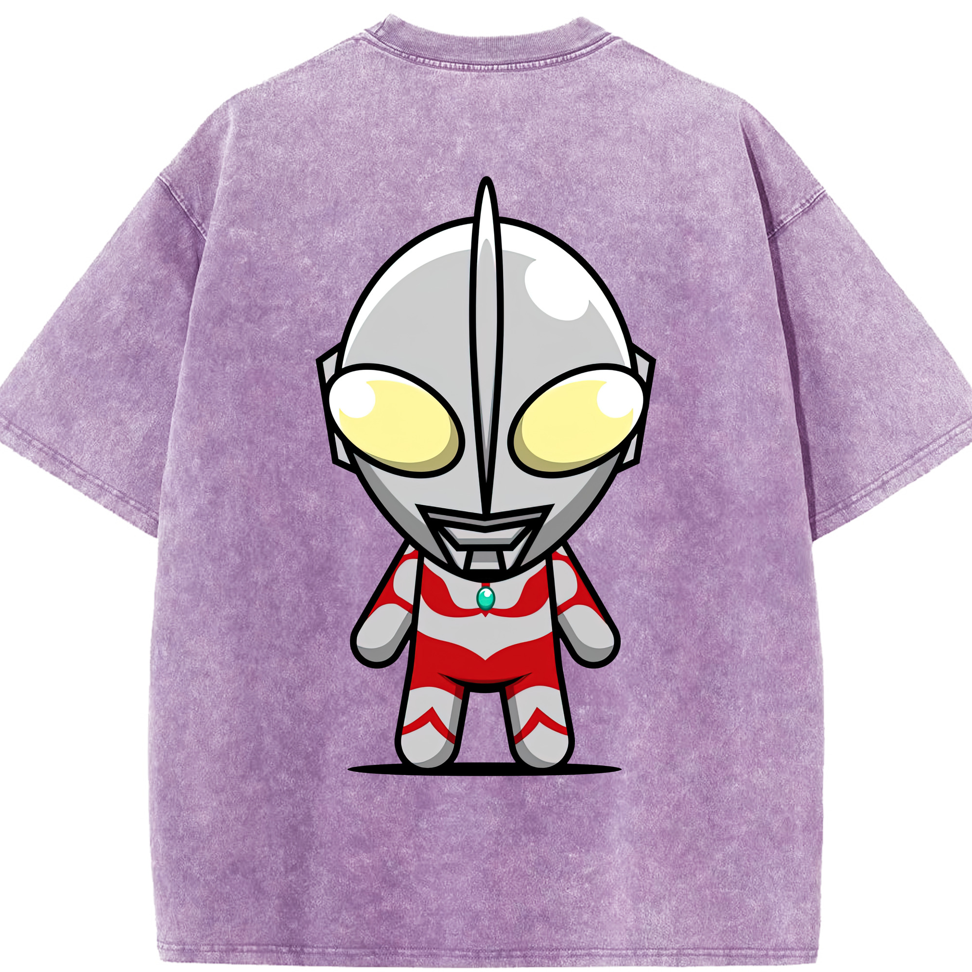 （画像用） ウルトラマン Ultraman 綿100% ヴィンテージ風 半袖Tシャツ（背面プリント）