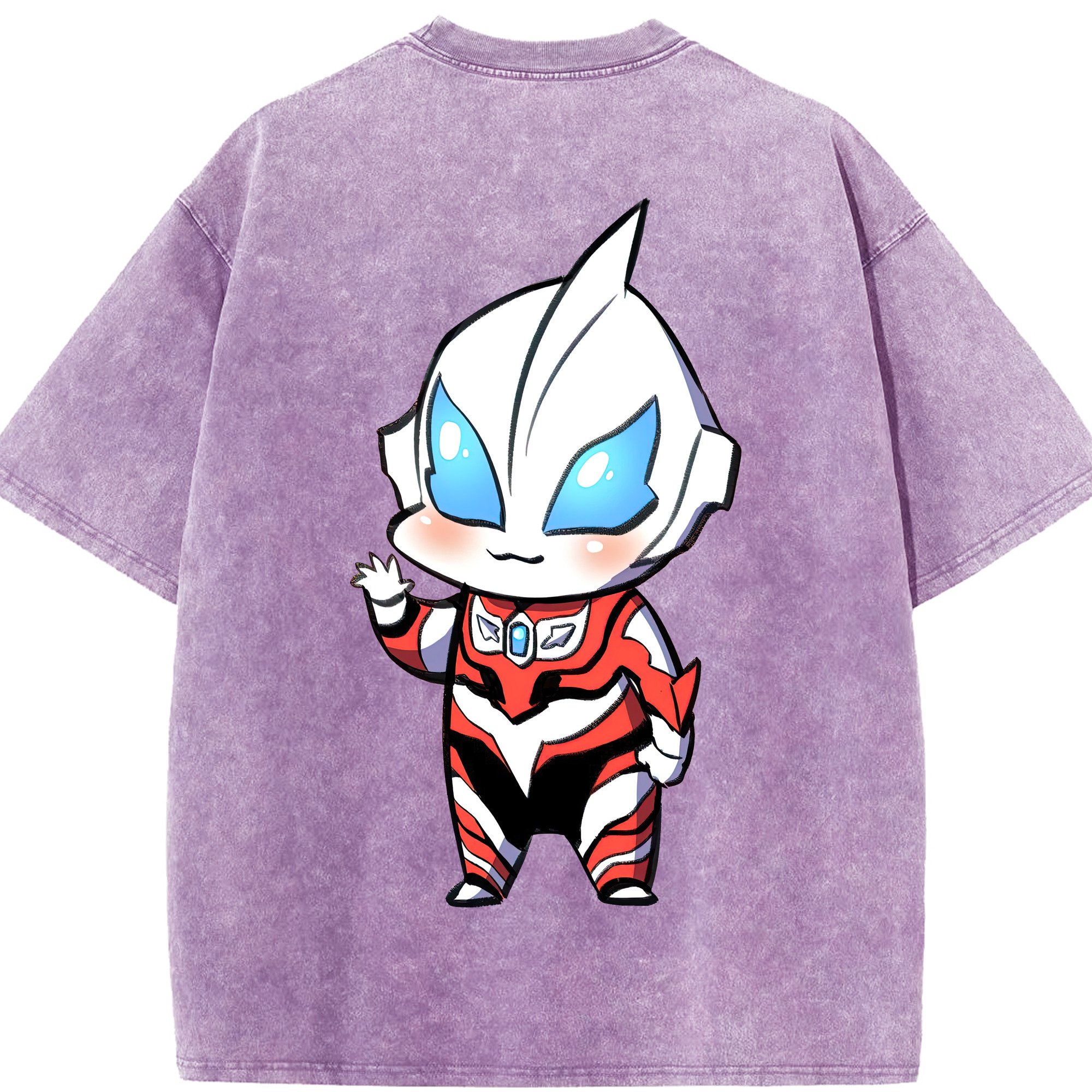 （画像用） ウルトラマン Ultraman 綿100% ヴィンテージ風 半袖Tシャツ（背面プリント）